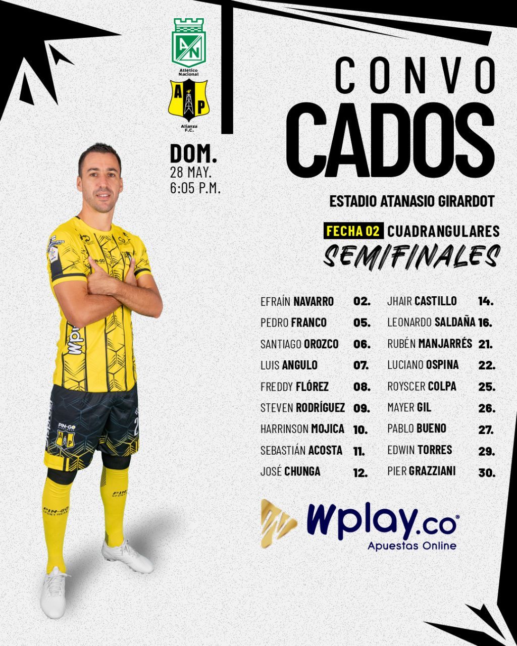 Convocados Alianza Petrolera Fecha 22 Liga BetPlay 2023