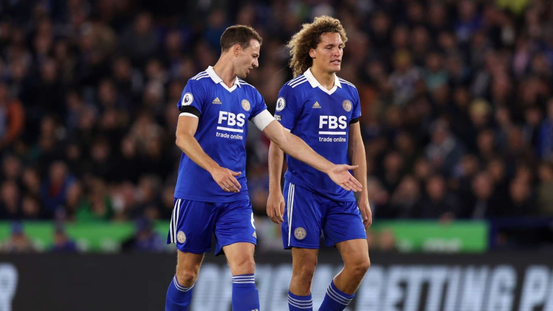 Jonny Evans, Wout Faes, Leicester City.