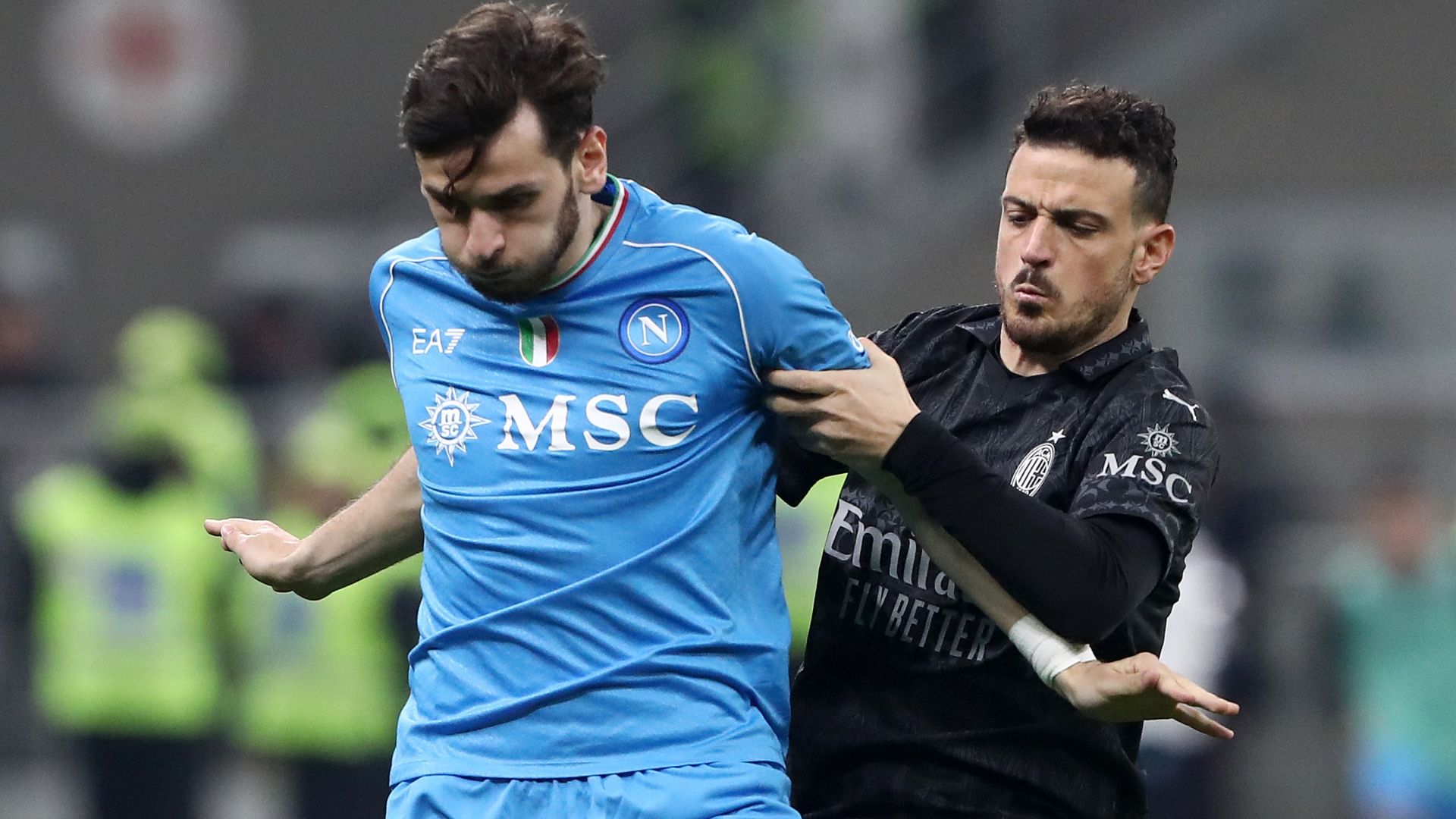 Kvaratskhelia Florenzi Milan Napoli