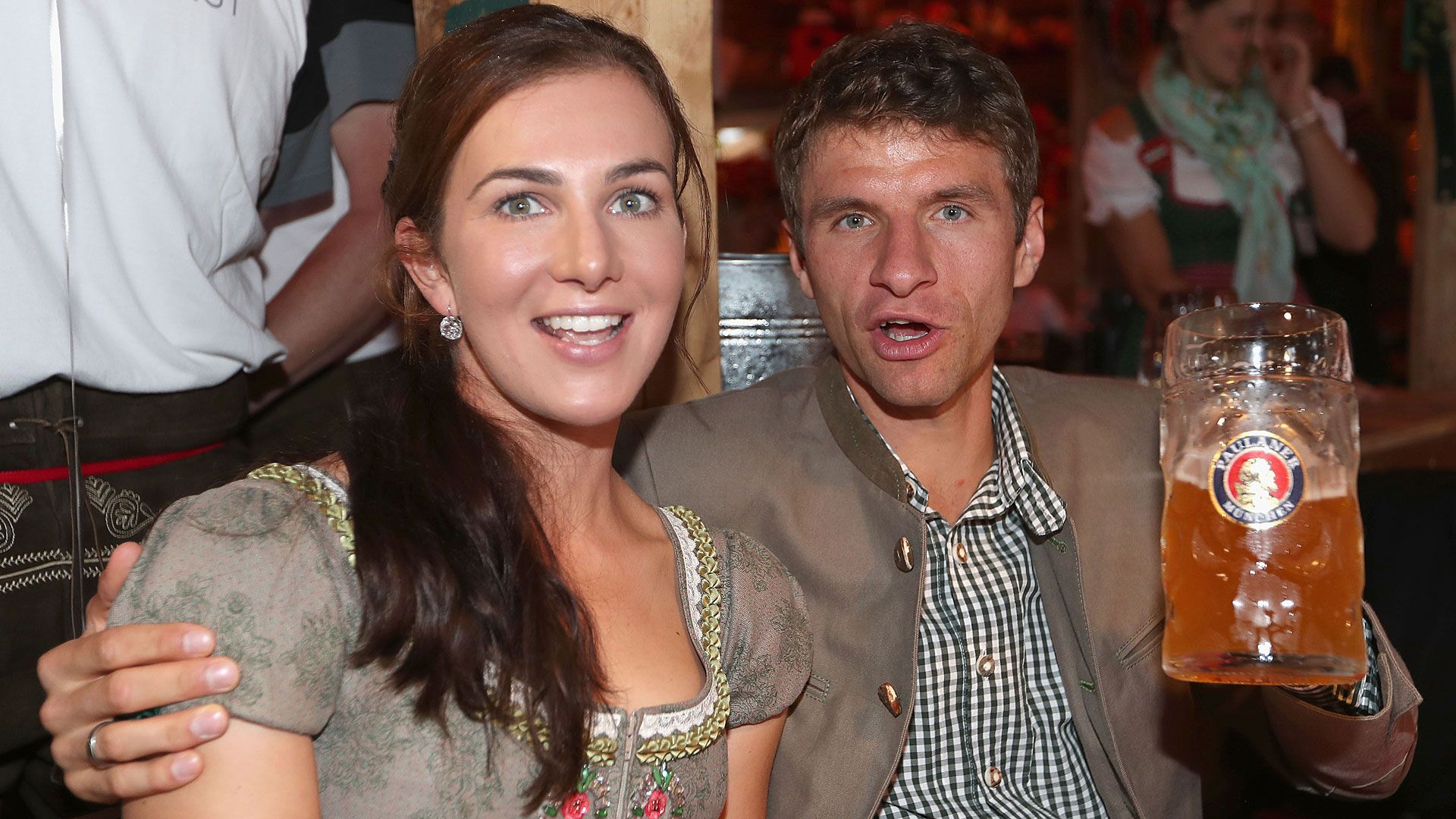 Thomas Lisa Müller Bayern München Oktoberfest Wiesn 2016
