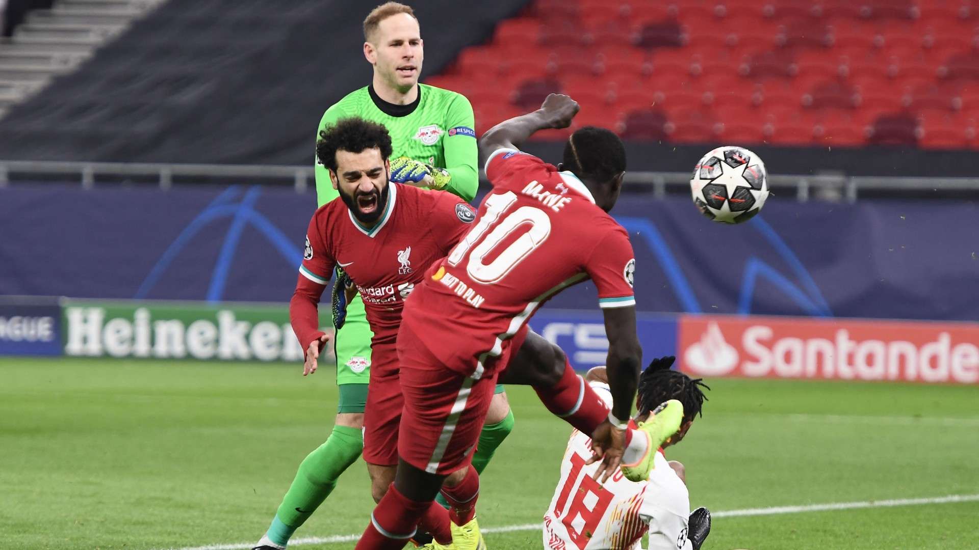 Salah Mane Gulacsi Liverpool Leipzig 2021