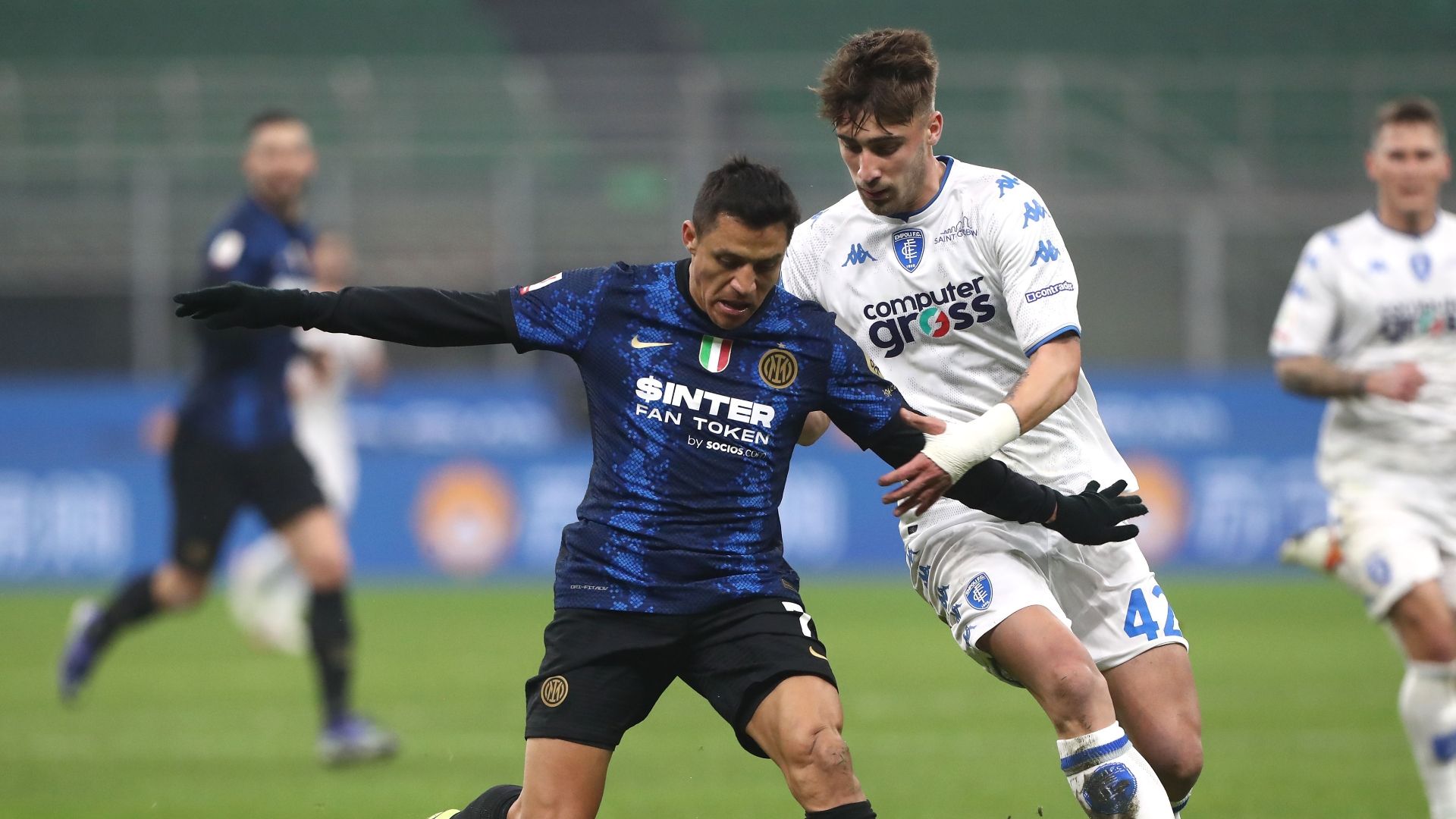 Alexis Sánchez Inter Empoli Coppa Italia