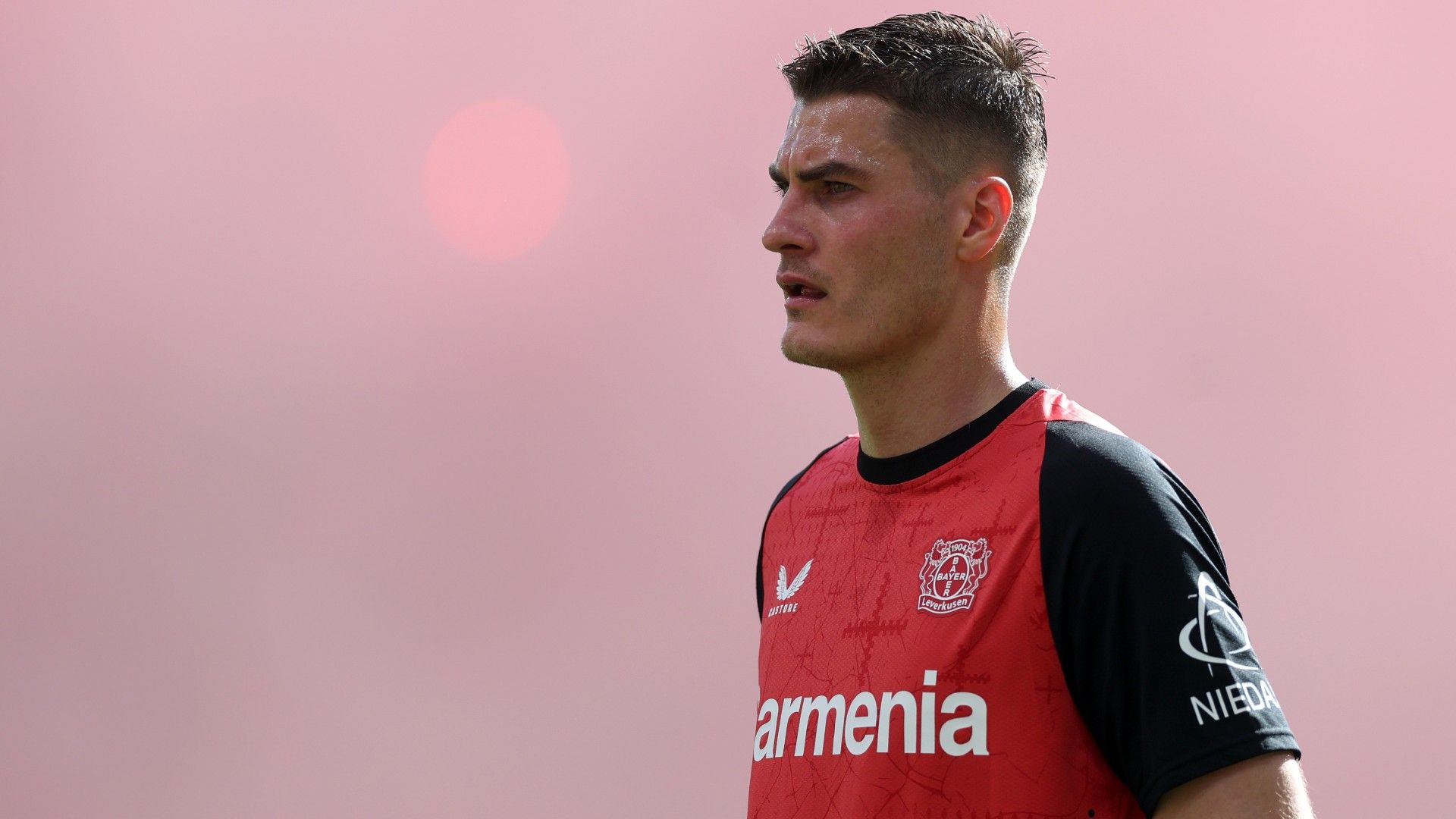 Patrik Schick of Bayer 04 Leverkusen is seen