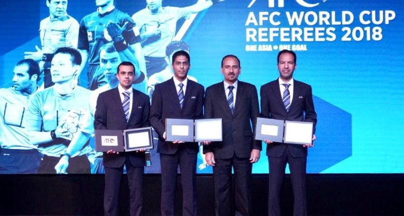 طاقم الحكام السعودي المشارك في المونديال