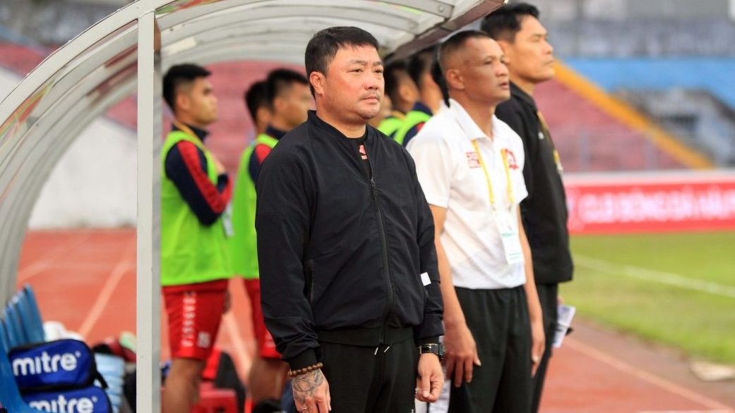 Coach Truong Viet Hoang Hai Phong FC vs Nam Dinh FC V.League 2019
