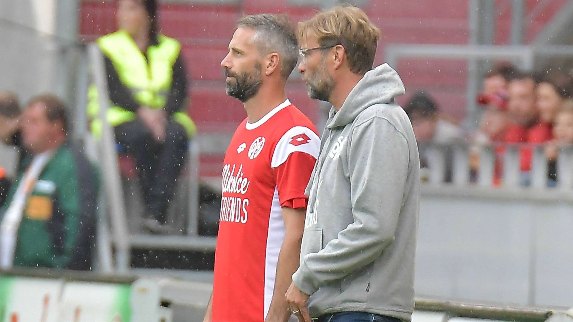 GERMANY ONLY Marco Rose Jürgen Klopp Mainz 2017