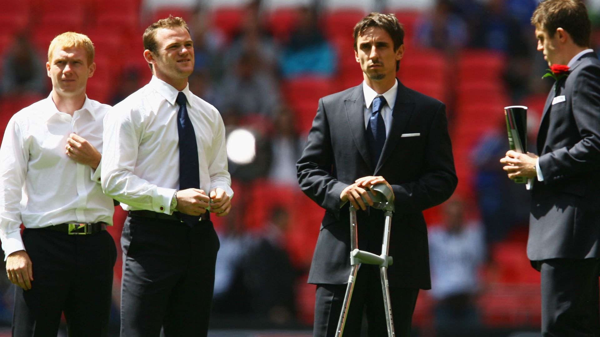 Wayne Rooney Manchester United cup final suits