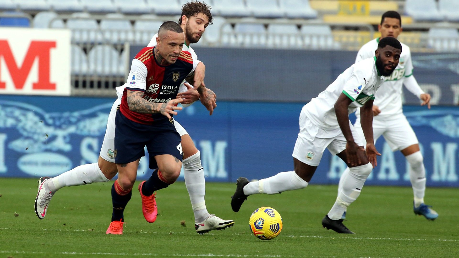 Cagliari Sassuolo Nainggolan Locatelli