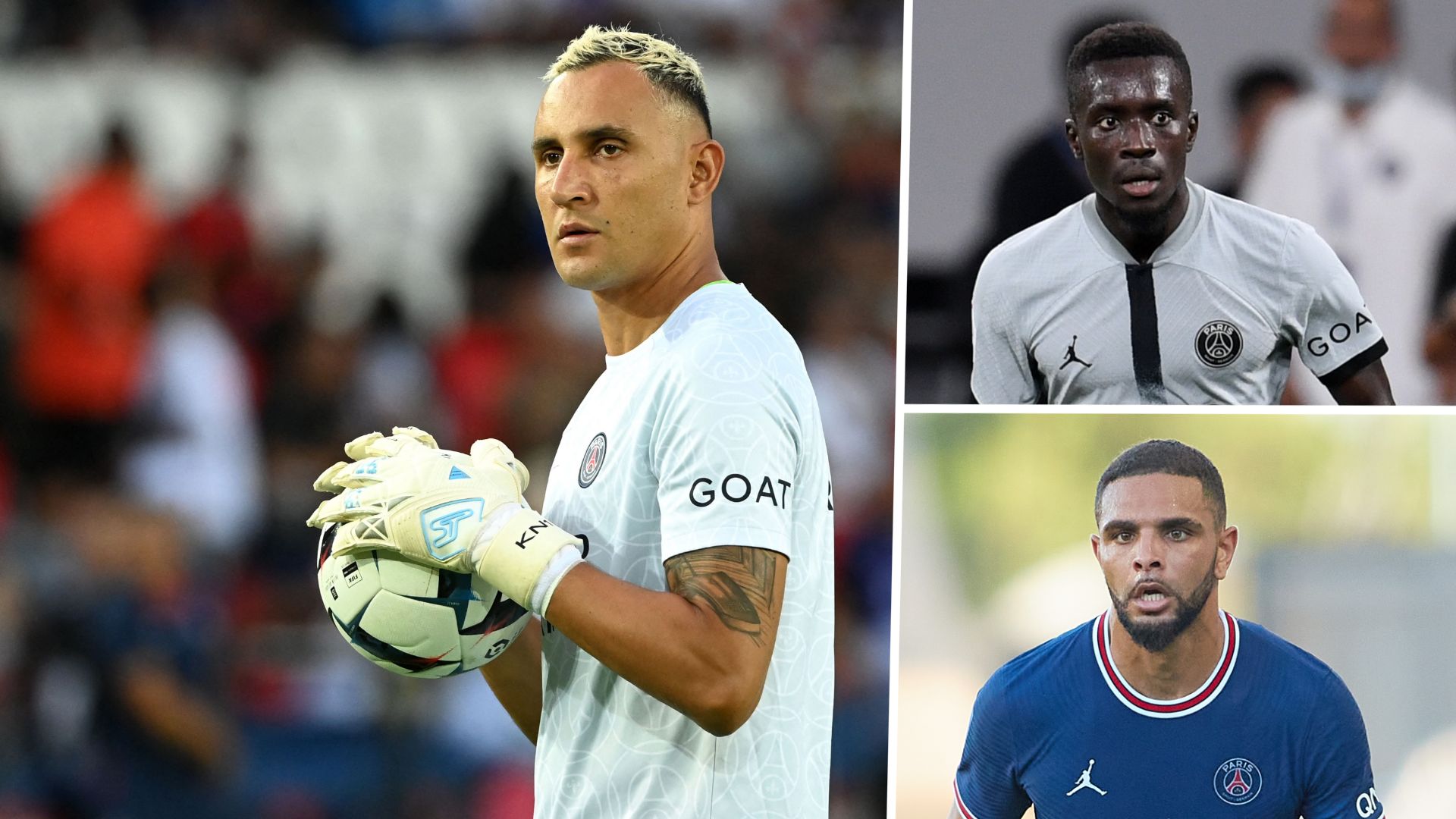 PSG Keylor Navas Idrissa Gueye Layvin Kurzawa