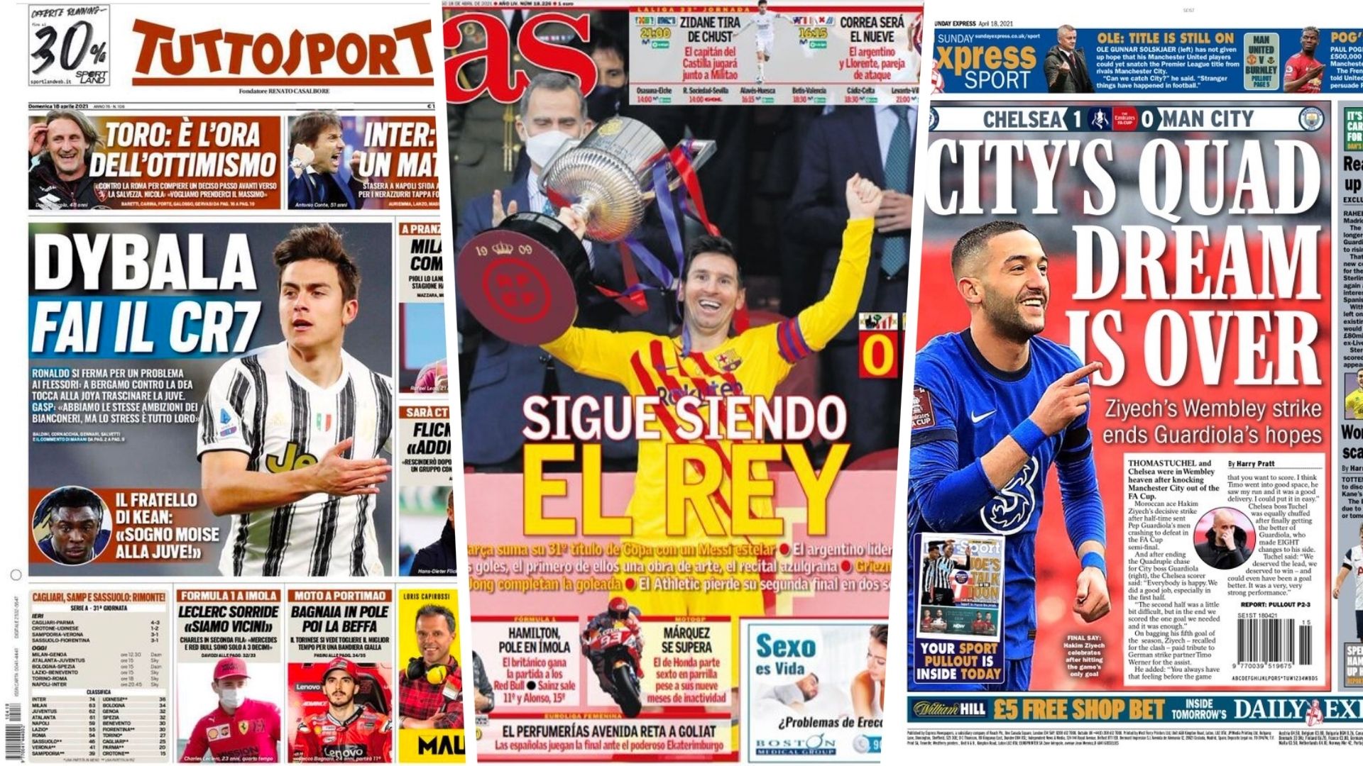 18 April Newspapers