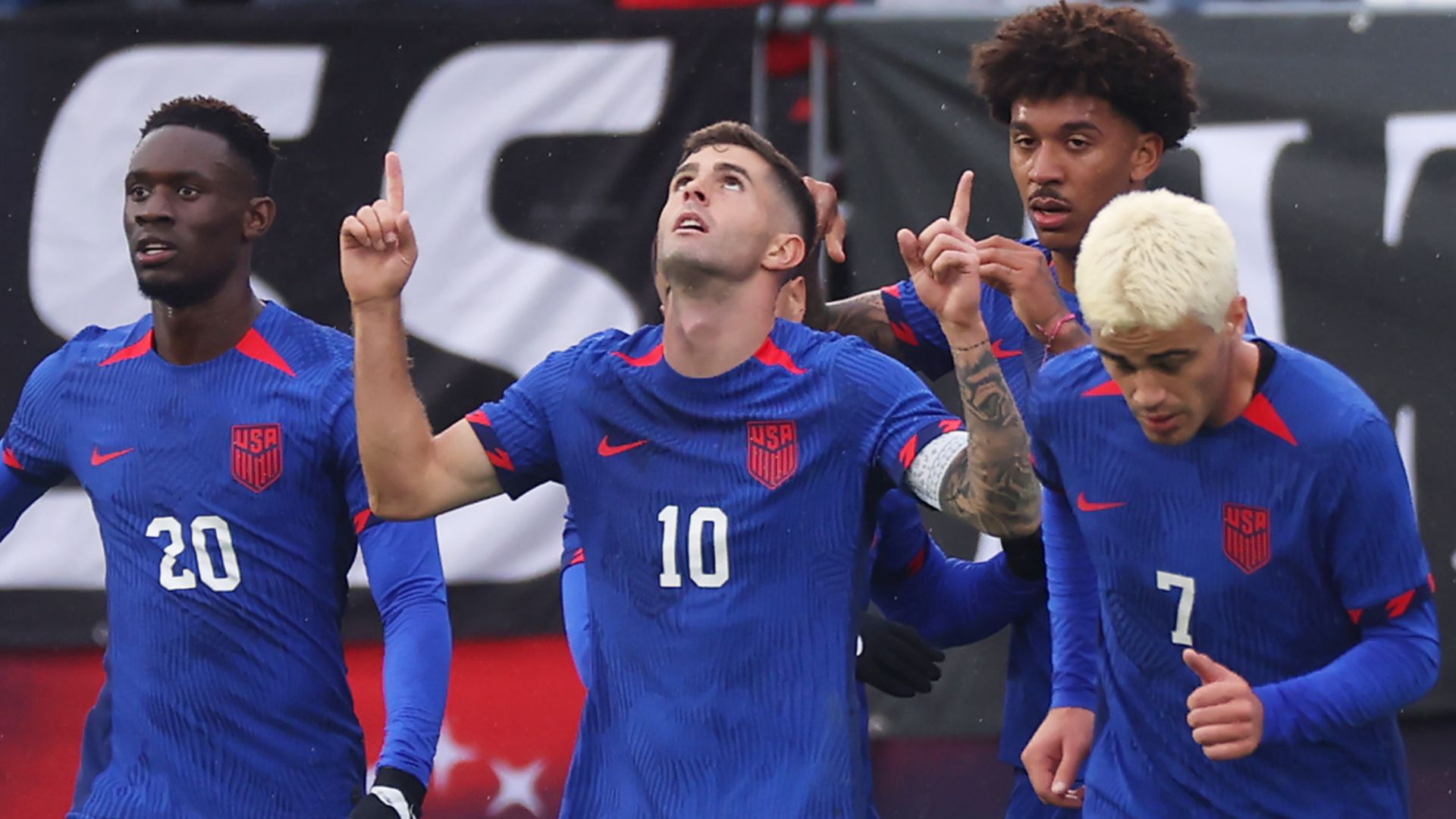 USMNT Christian Pulisic Folarin Balogun Gio Reyna