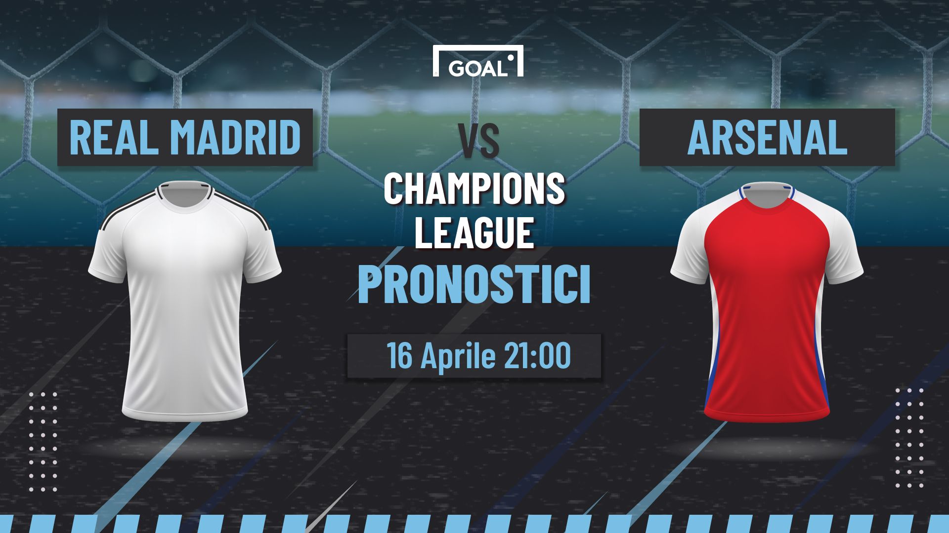 Pronostici Real Madrid vs Arsenal