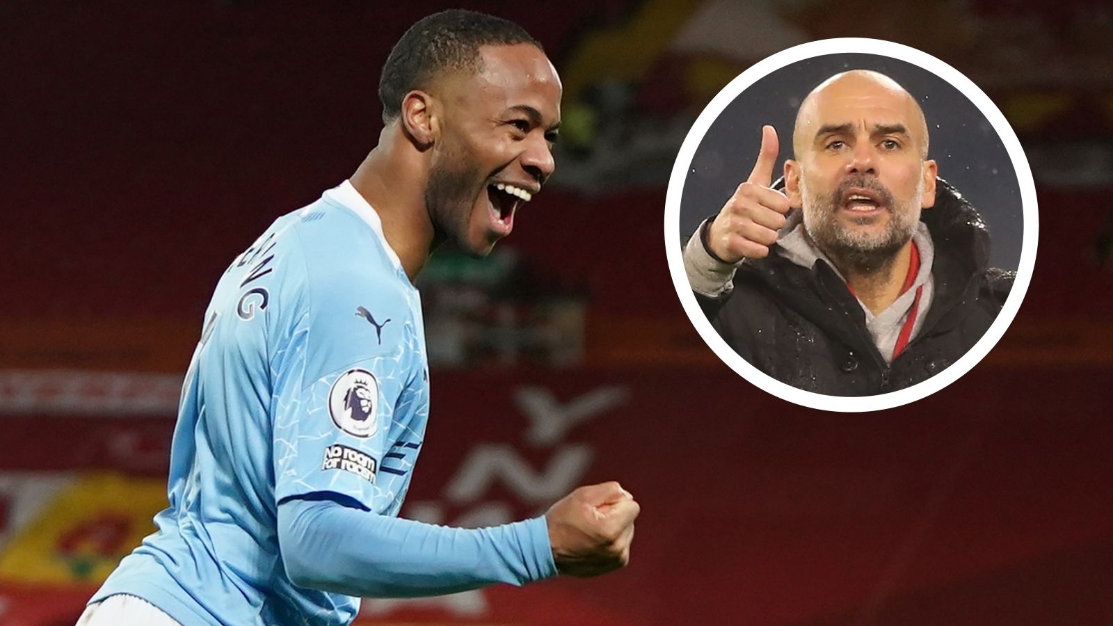 Raheem Sterling Pep Guardiola