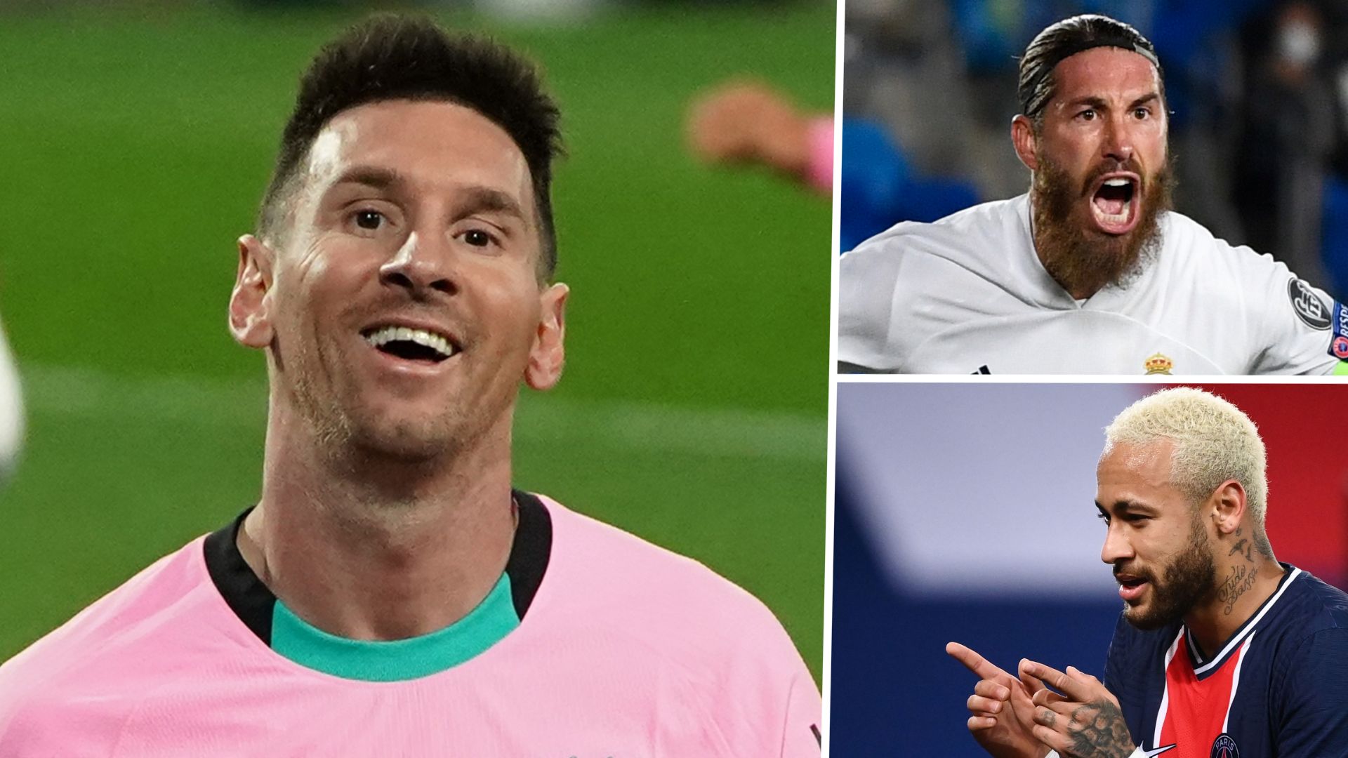 GFX Lionel Messi Sergio Ramos Neymar