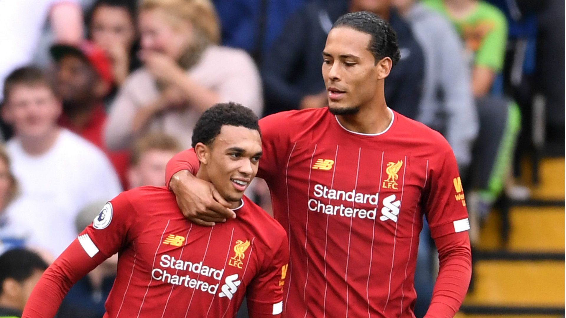 Trent Alexander-Arnold Virgl van Dijk Liverpool 2019-20