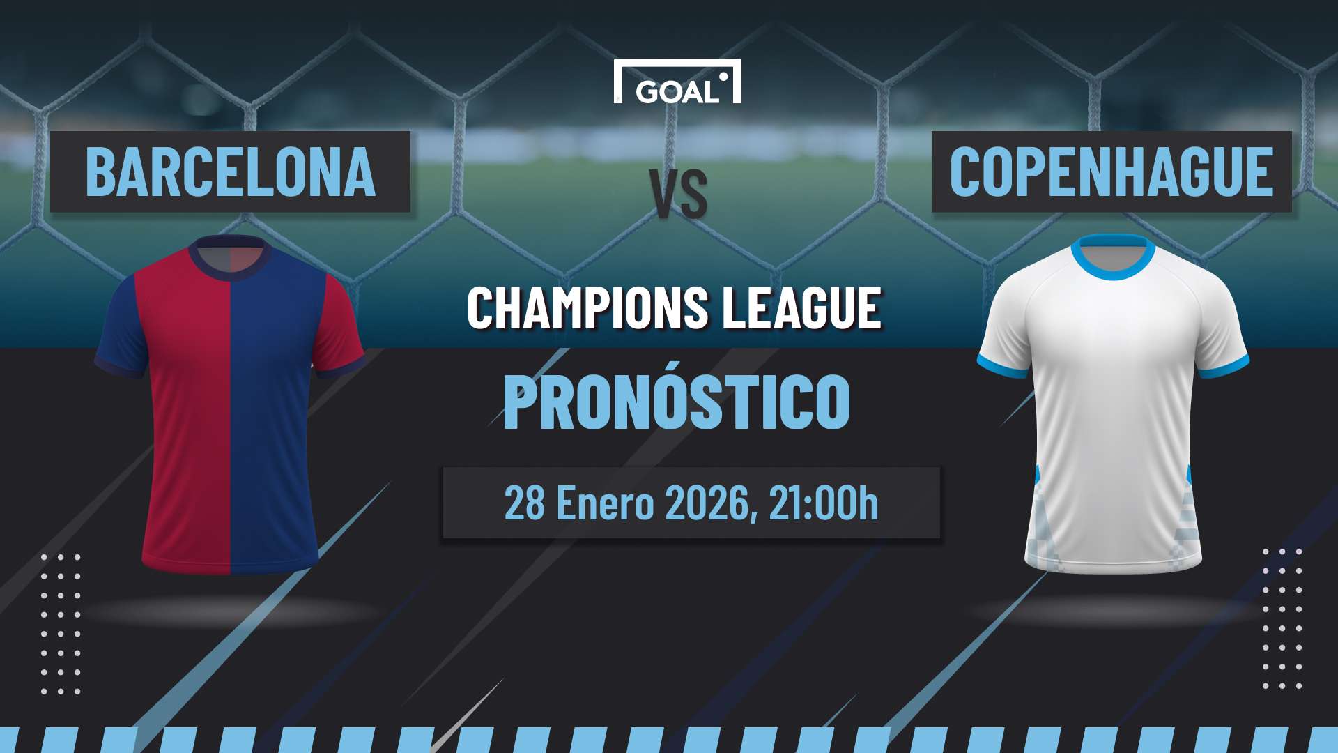 Barcelona vs FC Copenhague Pronóstico y Apuestas Champions League | 28/01/26