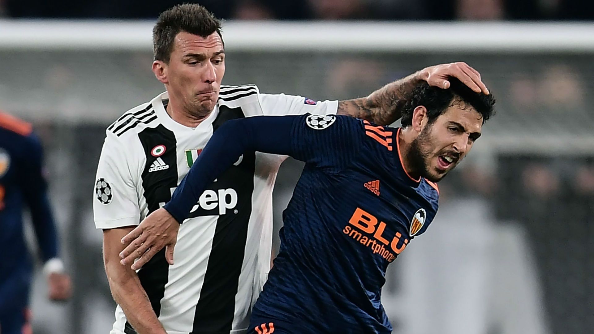 Mandzukic Parejo Juventus Valencia Champions League