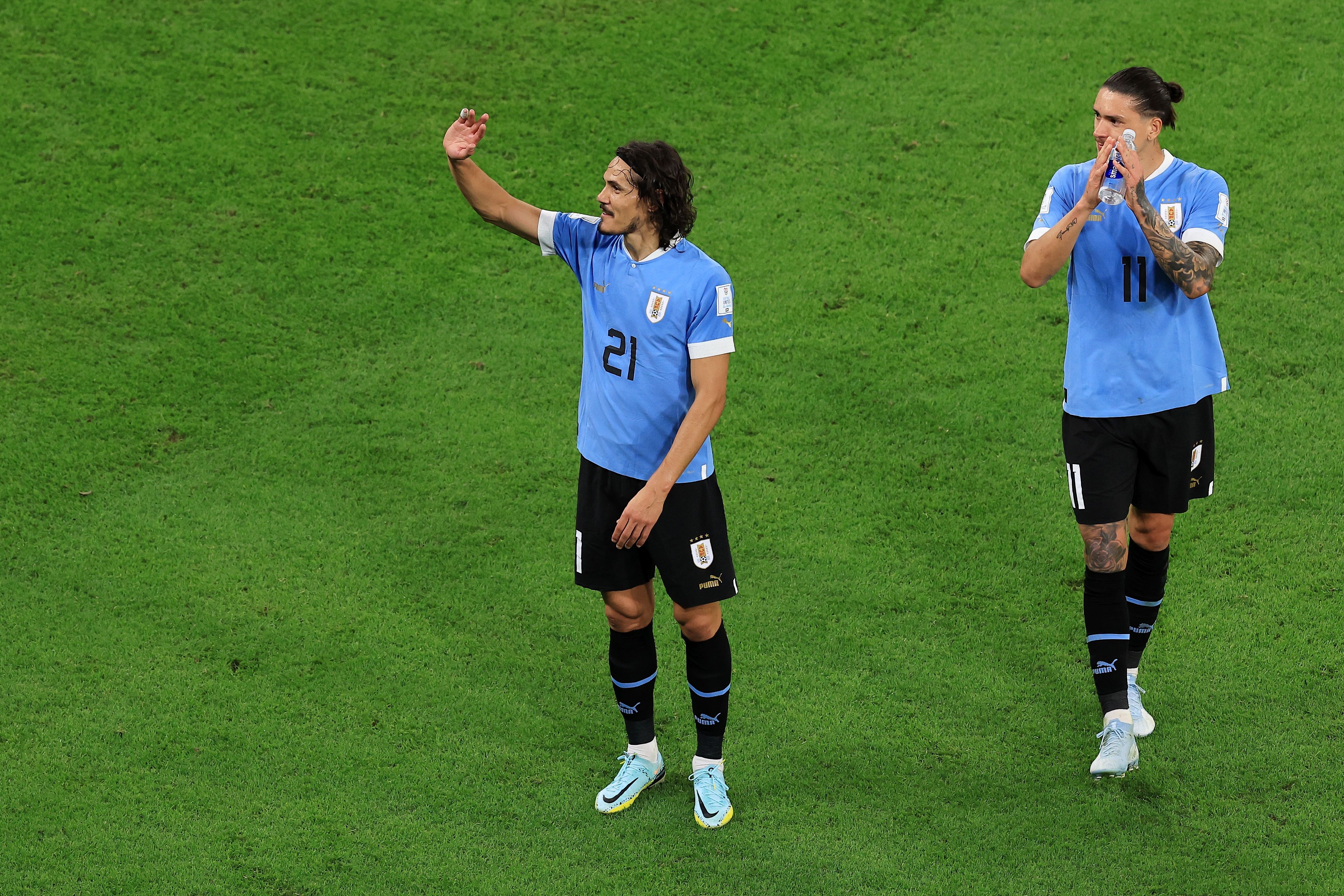 Edinson Cavani Darwin Nunez Uruguay World Cup 2022