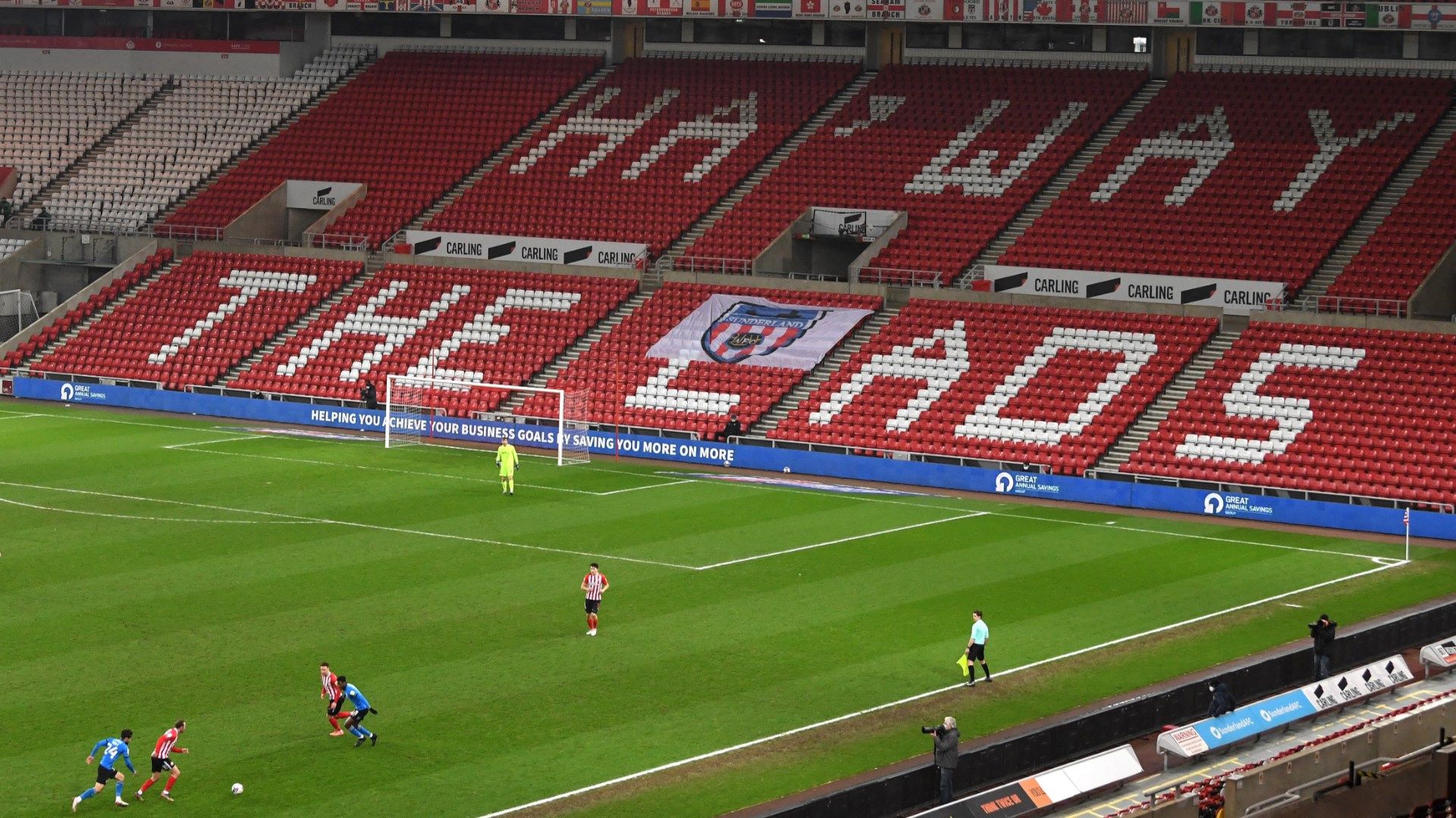 Sunderland ground Ha'way the lads