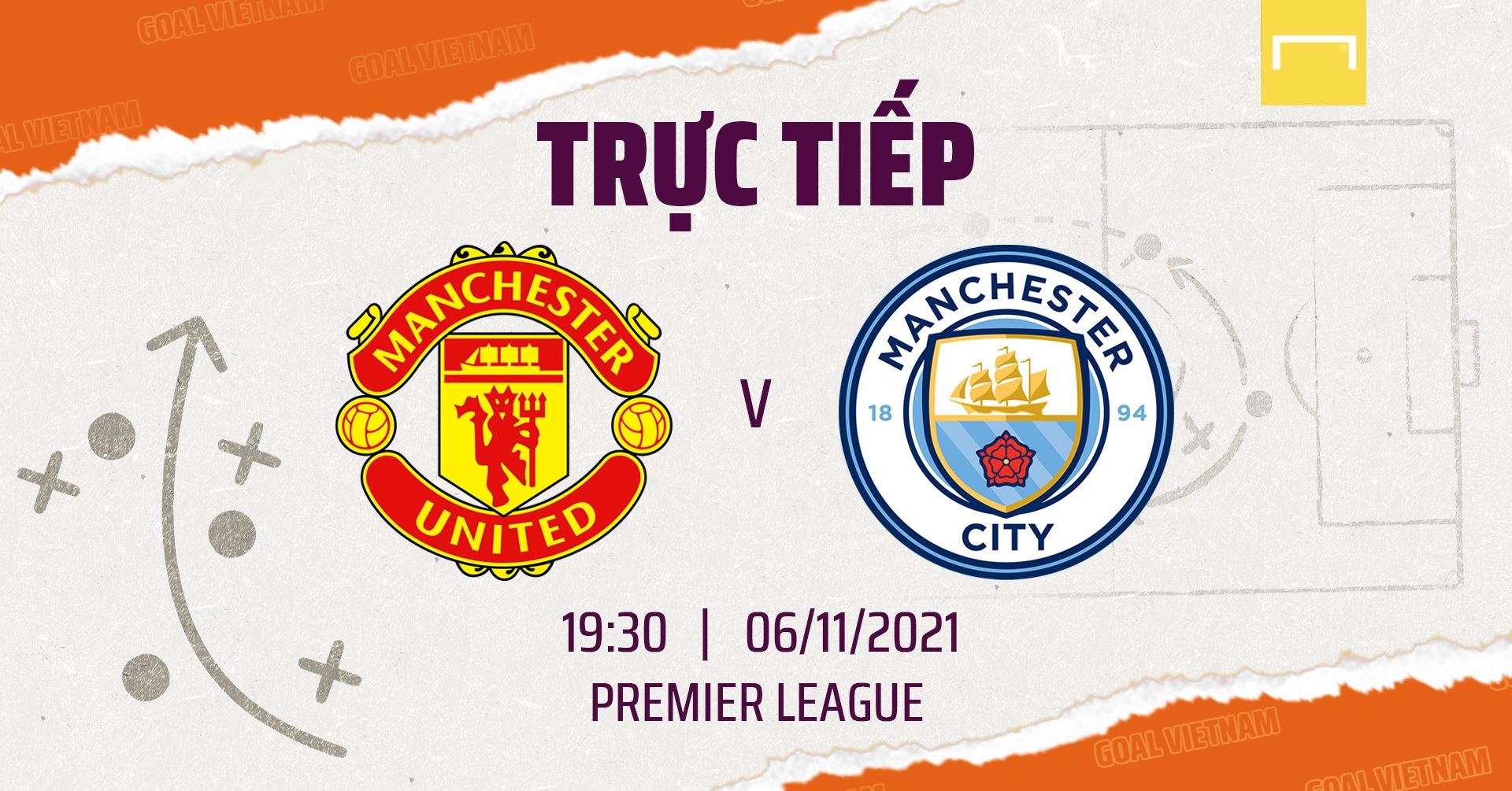 Live Manchester United vs Manchester City Premier League 2021/22 GFX