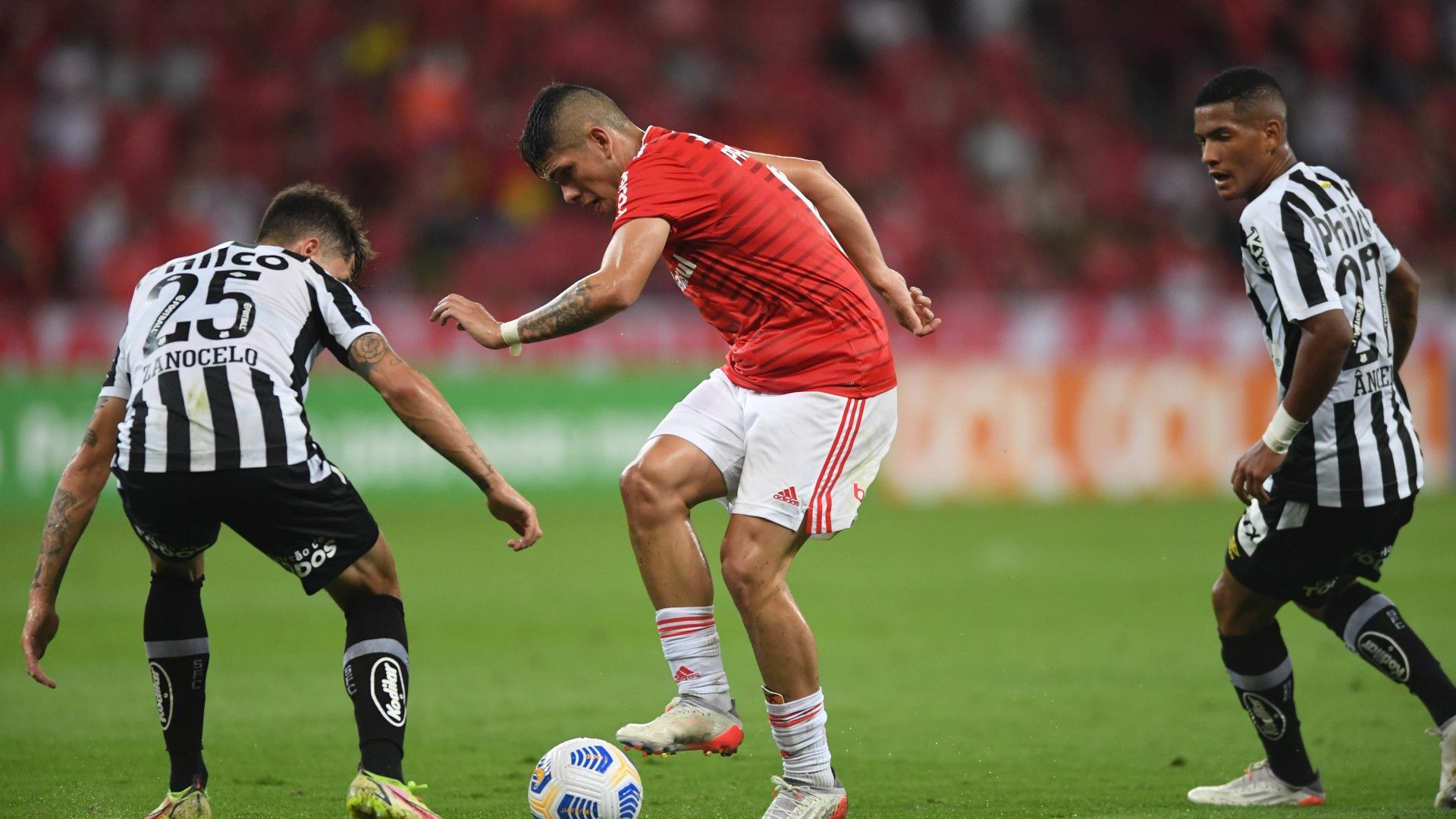 Carlos Palacios, Internacional x Santos, Brasileirão, 28112021