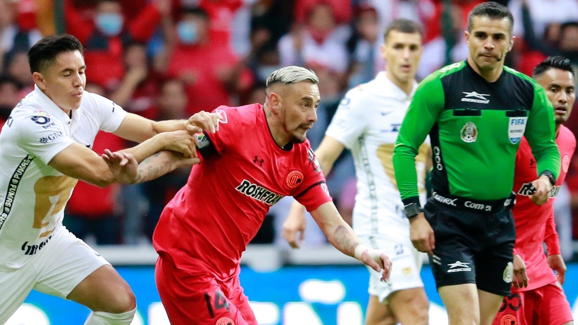 Toluca Pumas Rubens Sambueza Efraín Velarde Apertura 2021