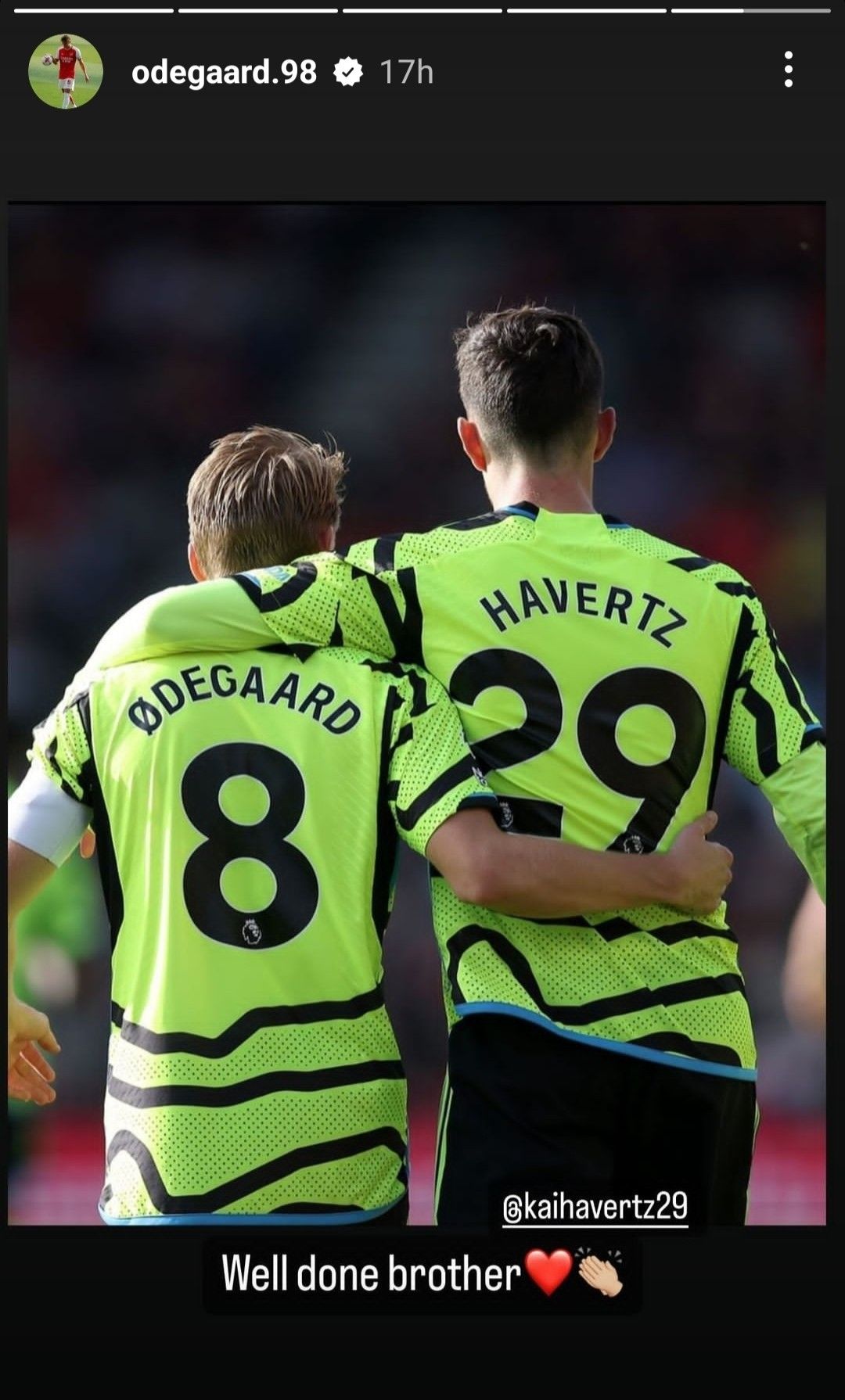 Martin Odegaard Kai Havertz