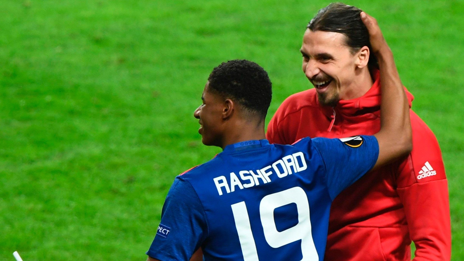 Marcus Rashford Zlatan Ibrahimovic Manchester United 2017