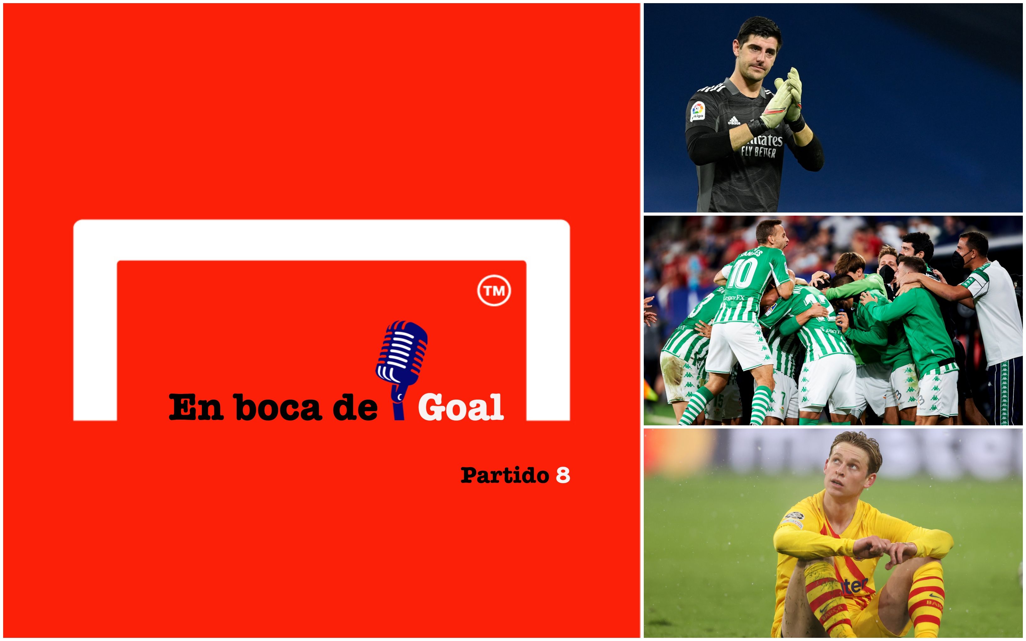 En boca de Goal - rojo brillante rectangular