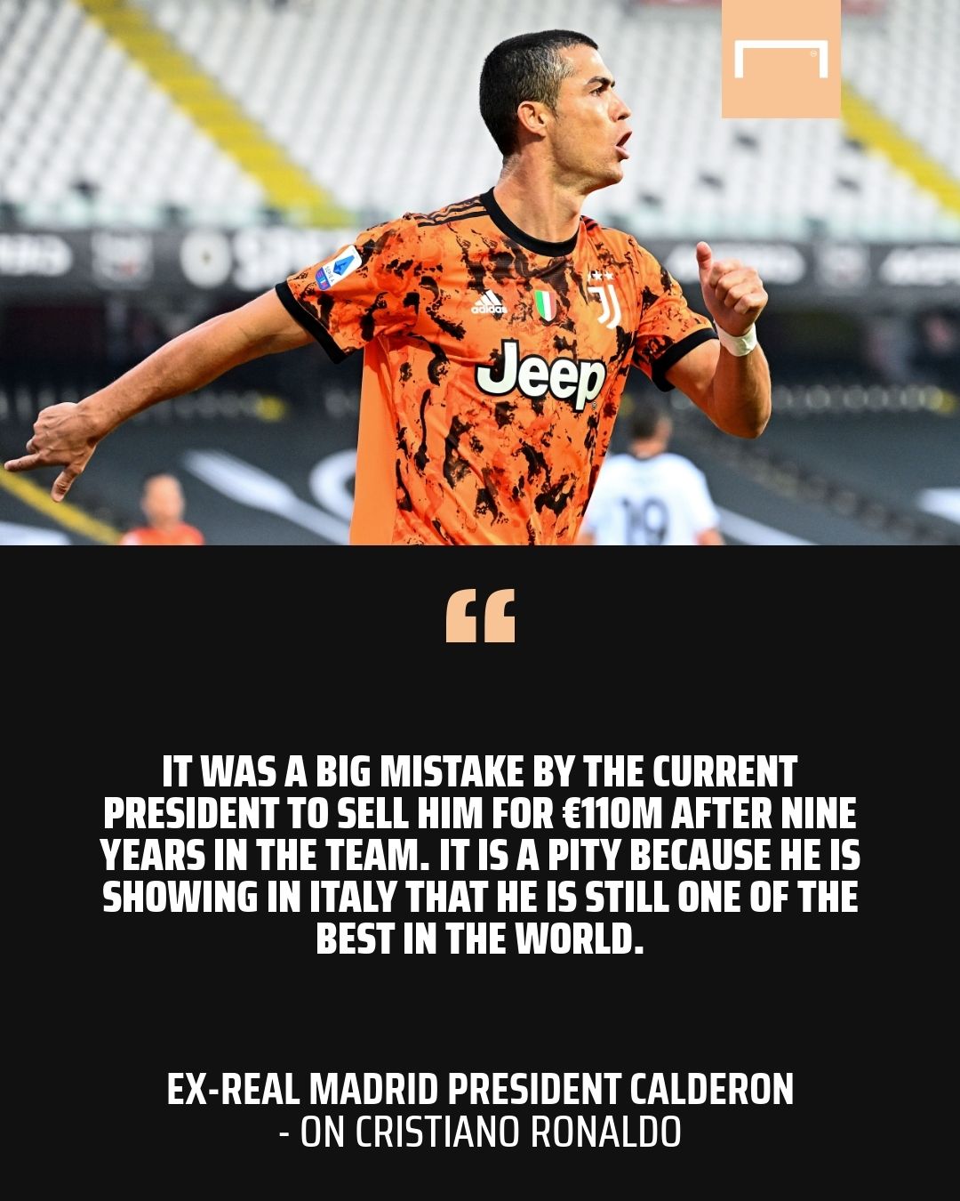 Cristiano Ronaldo Juventus Ramon Calderon Real Madrid GFX