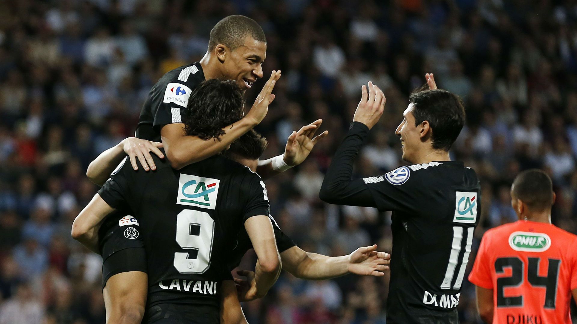 Angel Di Maria Kylian Mbappé Caen PSG Coupe de France 18042018.jpg