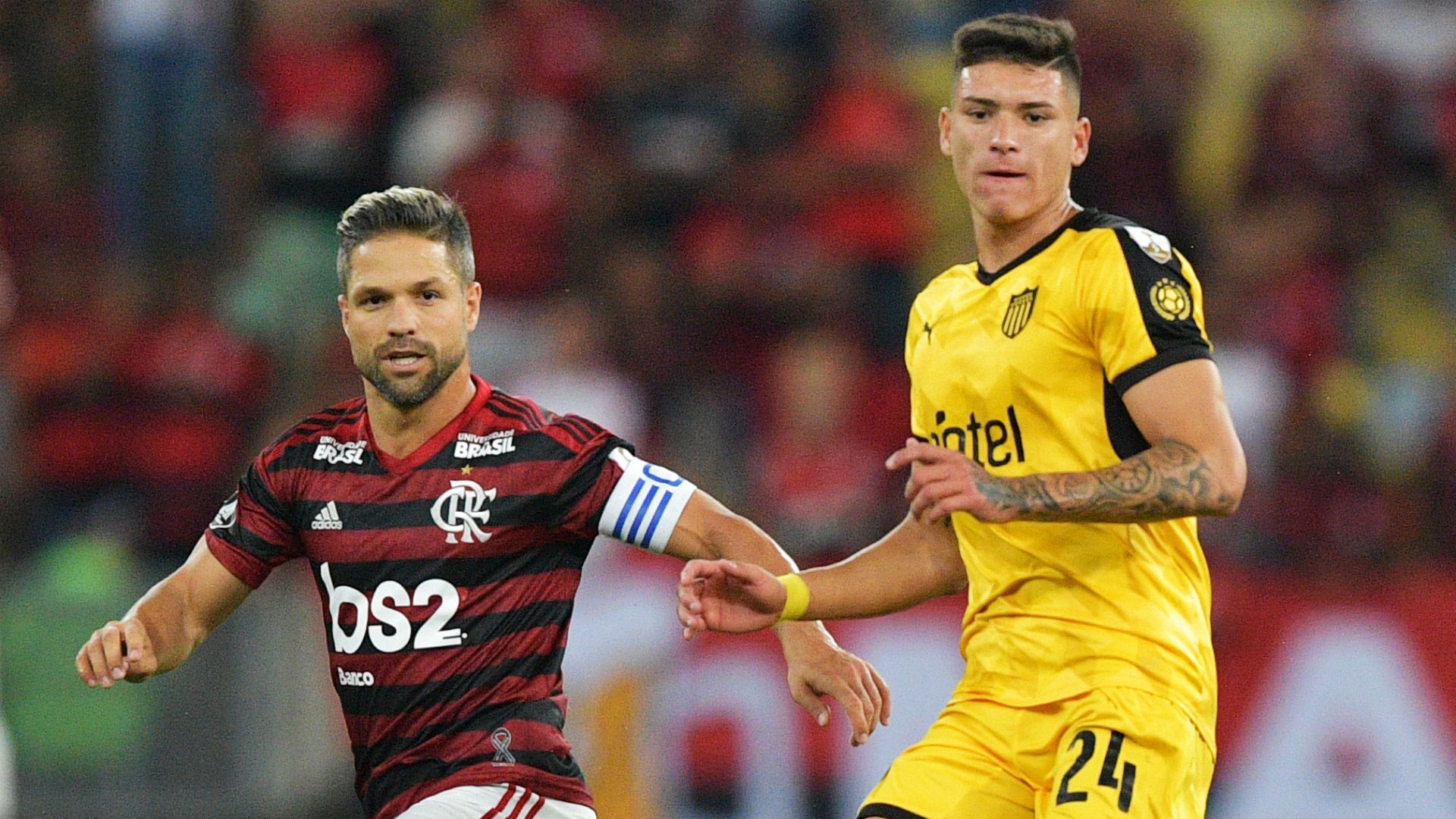 Diego Flamengo Peñarol Libertadores 03 04 2019