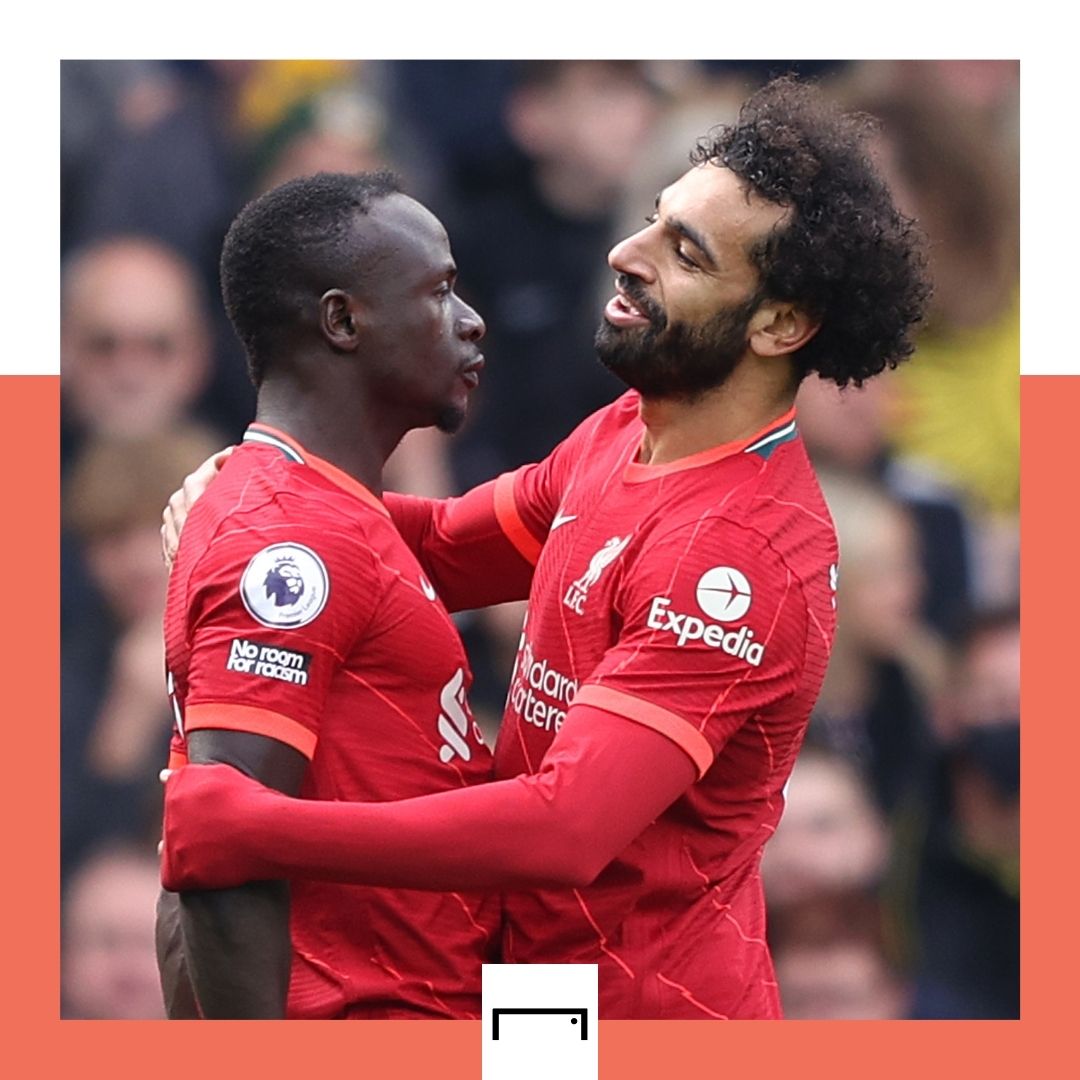 Sadio Mane Mohamed Salah Liverpool 2021-22 GFX
