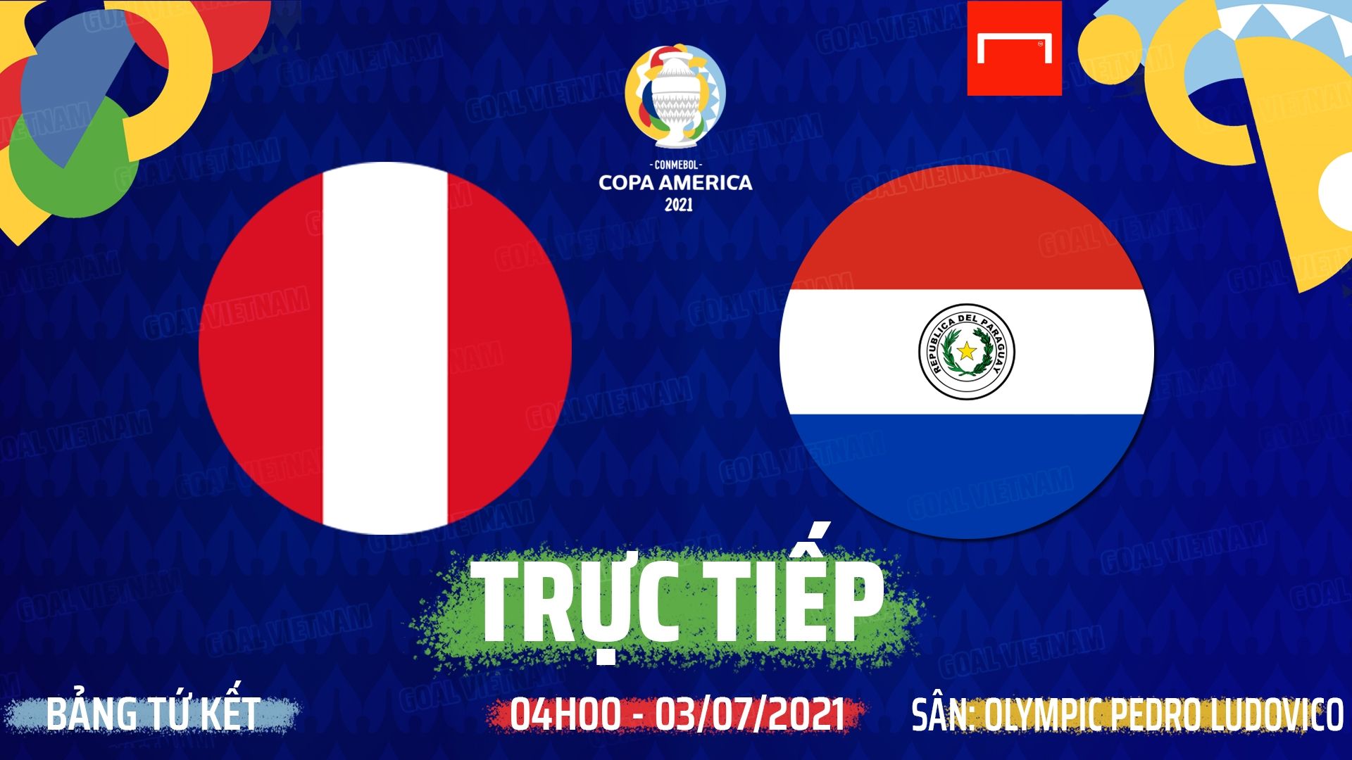 Live Peru vs Paraguay Copa America 2021 GFX