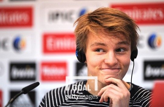 비테세아른험(임대) 미드필더 마르틴 외데가르드. 사진=게티이미지