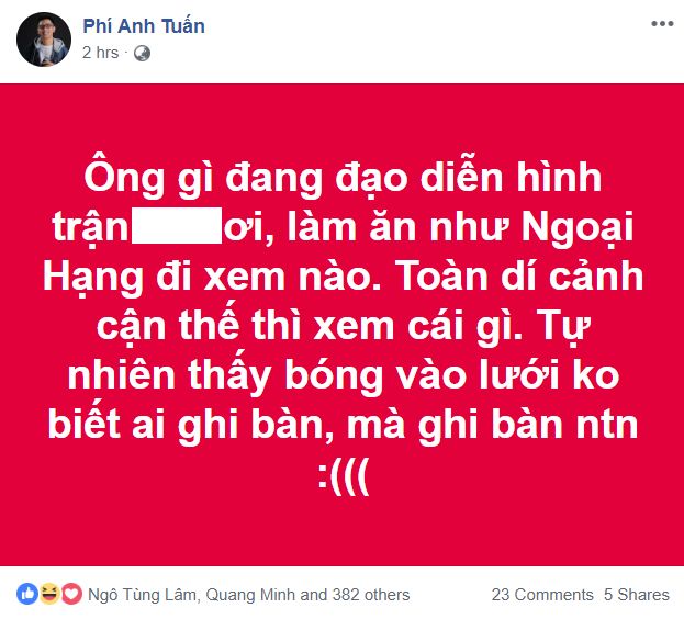 Phản ứng đạo diễn hình trận Lào - Việt Nam 6