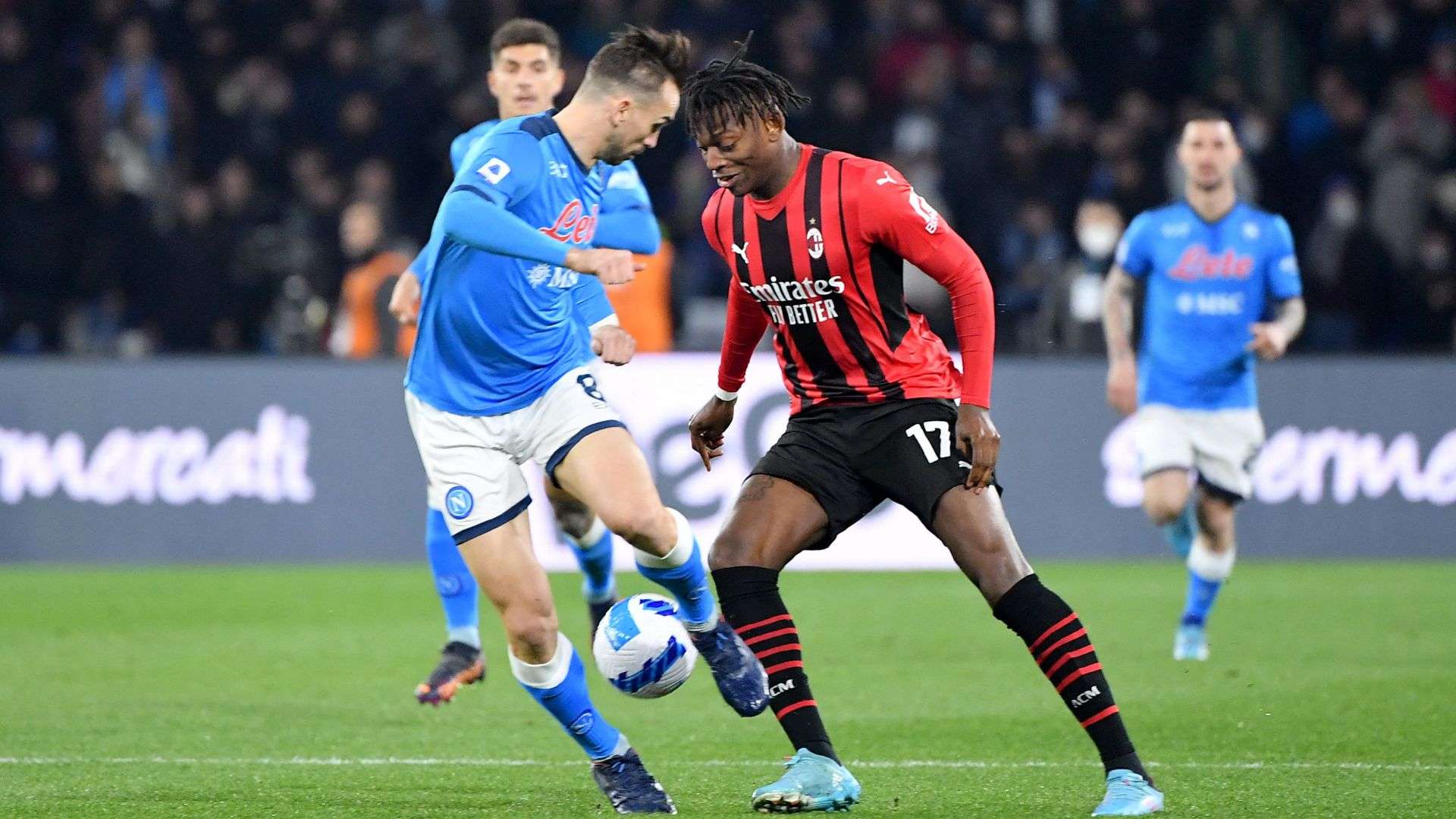 Leao Fabian Ruiz Napoli Milan Serie A