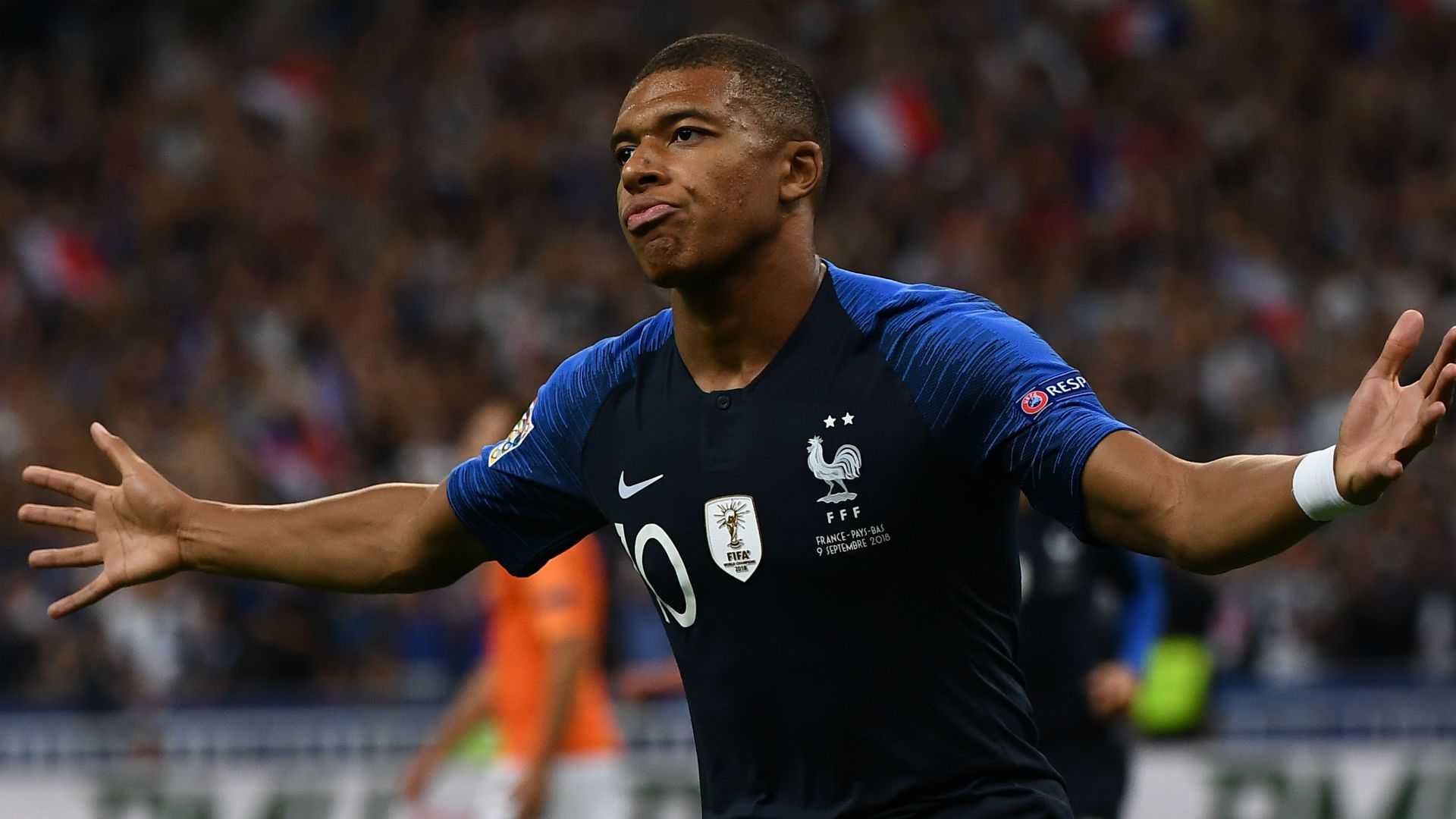 Kylian Mbappé France Netherlands Nations League 09092018