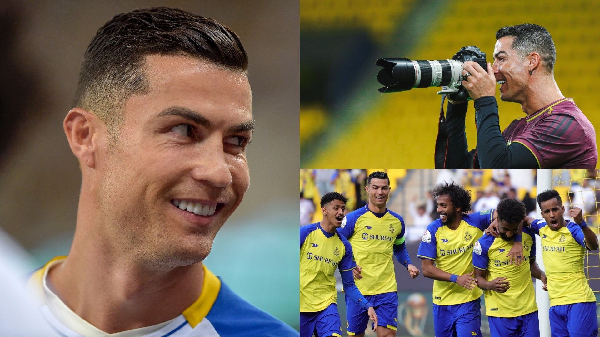 Cristiano Ronaldo Al-Nassr cameraman split