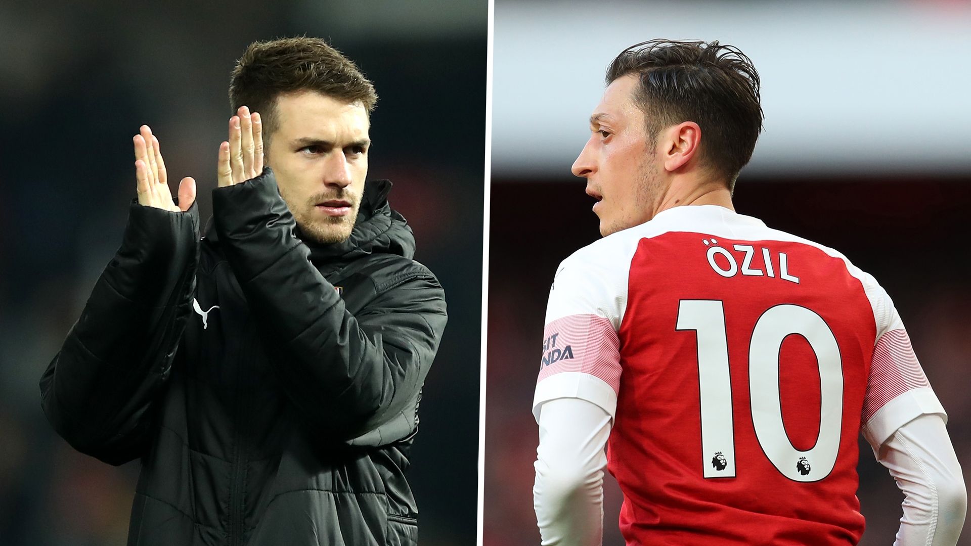Aaron Ramsey Mesut Ozil Arsenal