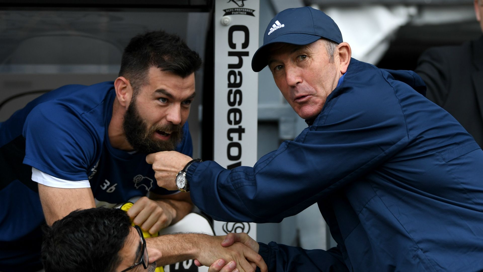Tony Pulis Middlesbrough Joe Ledley Derby County