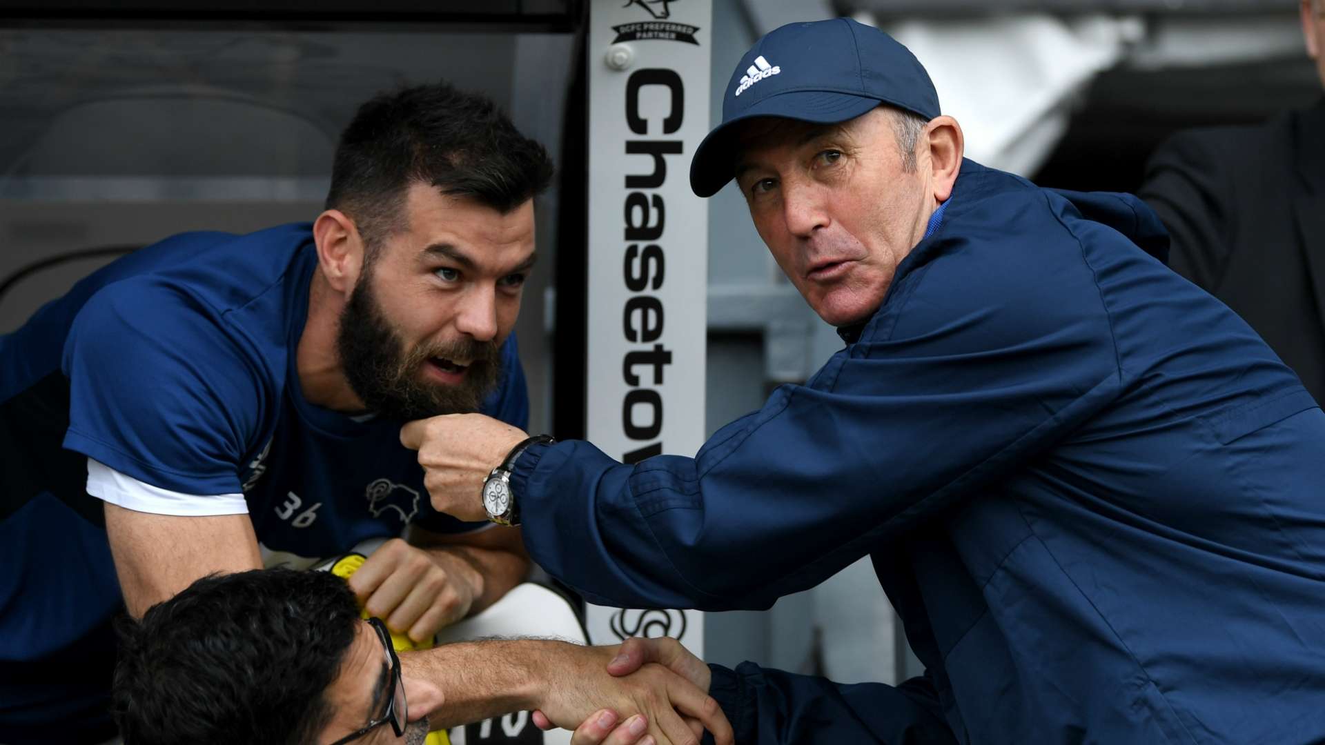 Tony Pulis Middlesbrough Joe Ledley Derby County