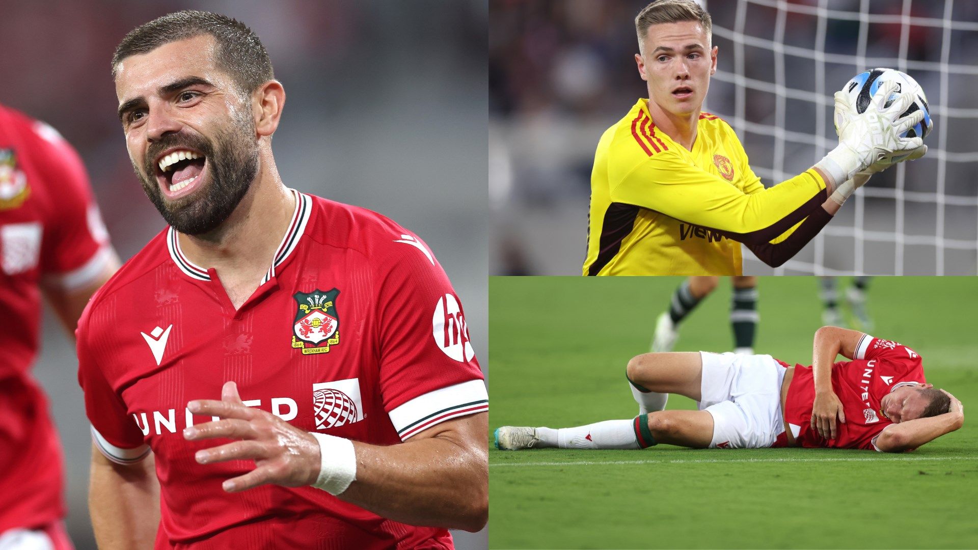 Wrexham Man Utd composite