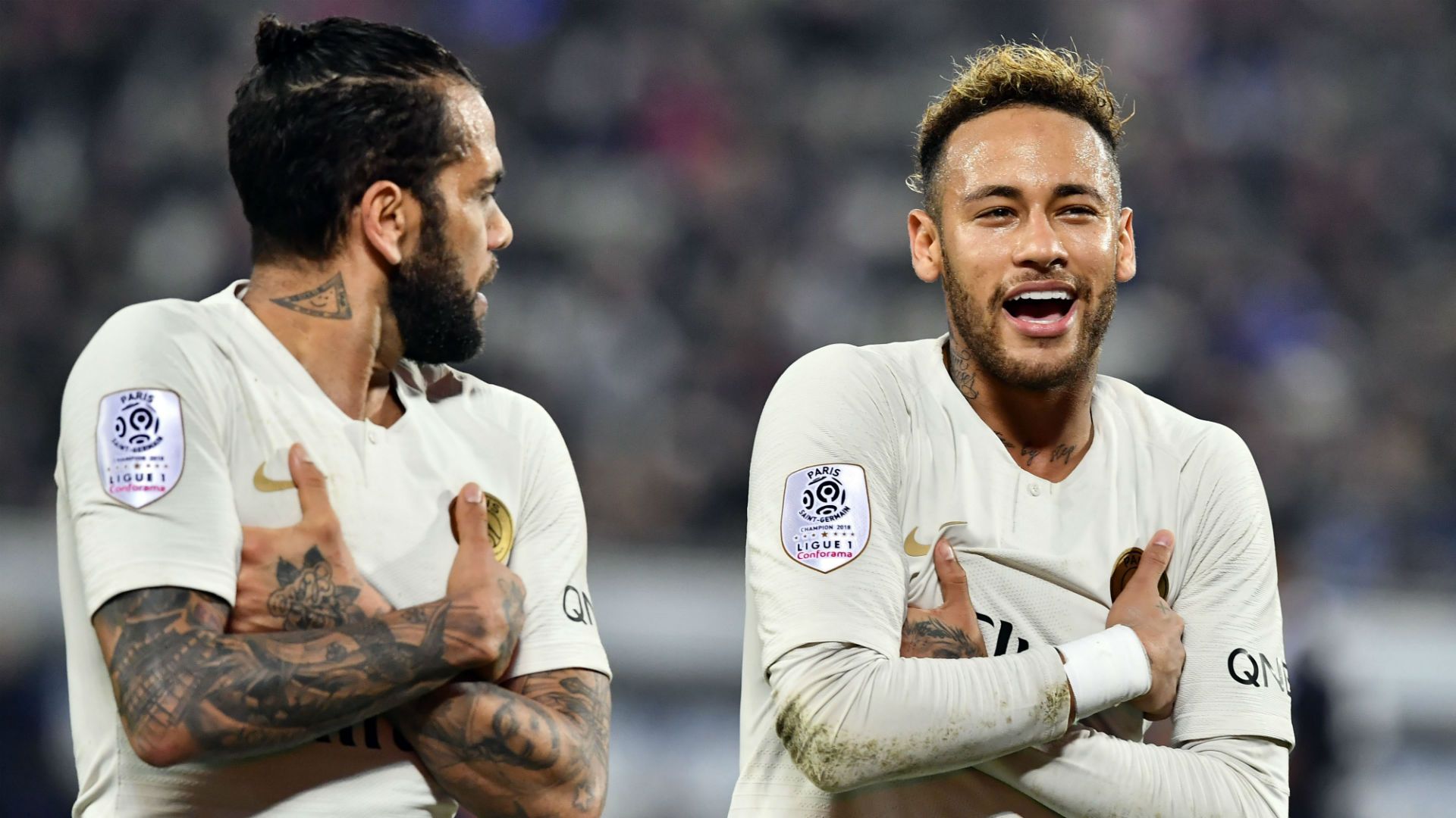 Dani Alves Neymar Bordeaux PSG Ligue 1 02122018