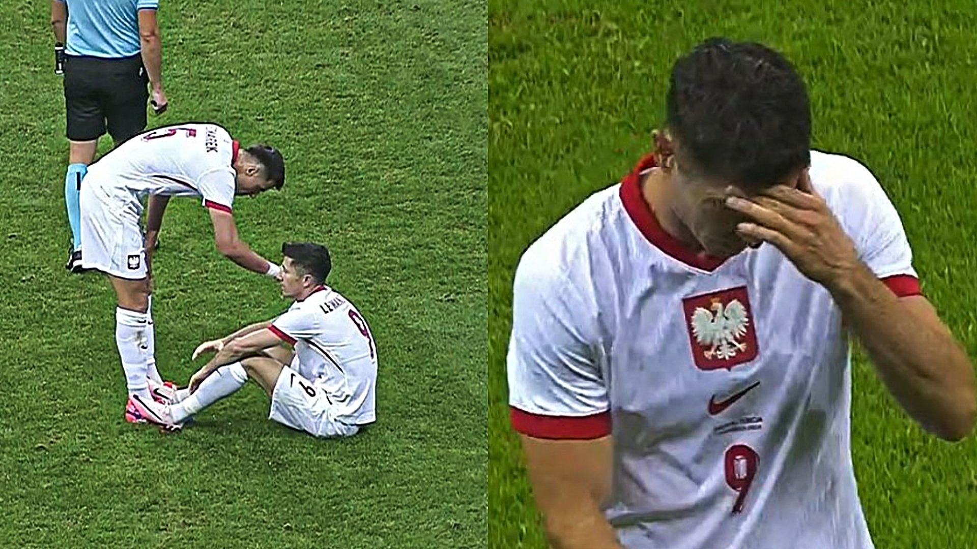 Lewandowski Poland Turkey injury