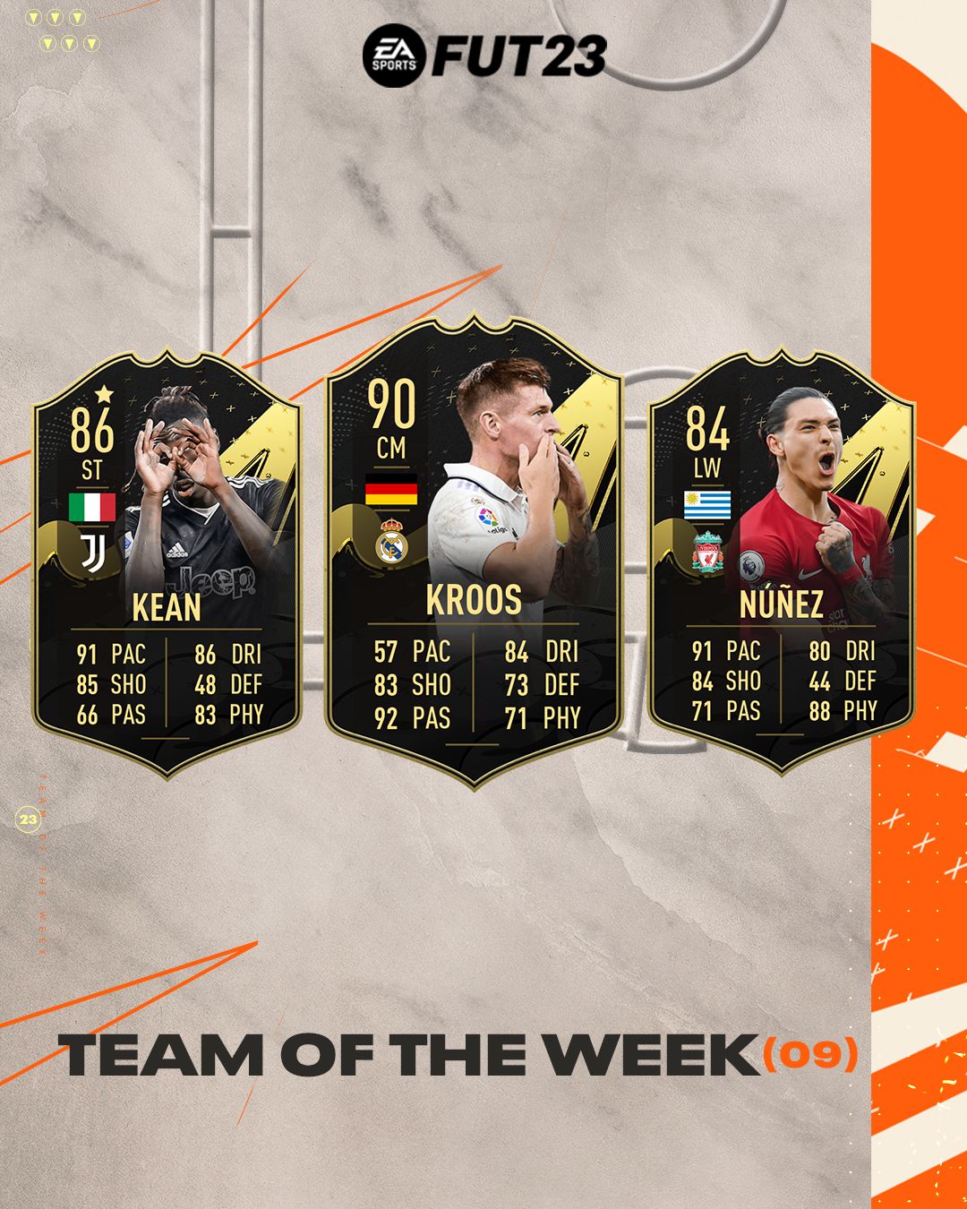 EMBARGO 16/11 6 PM UK FIFA 23 TOTW 9