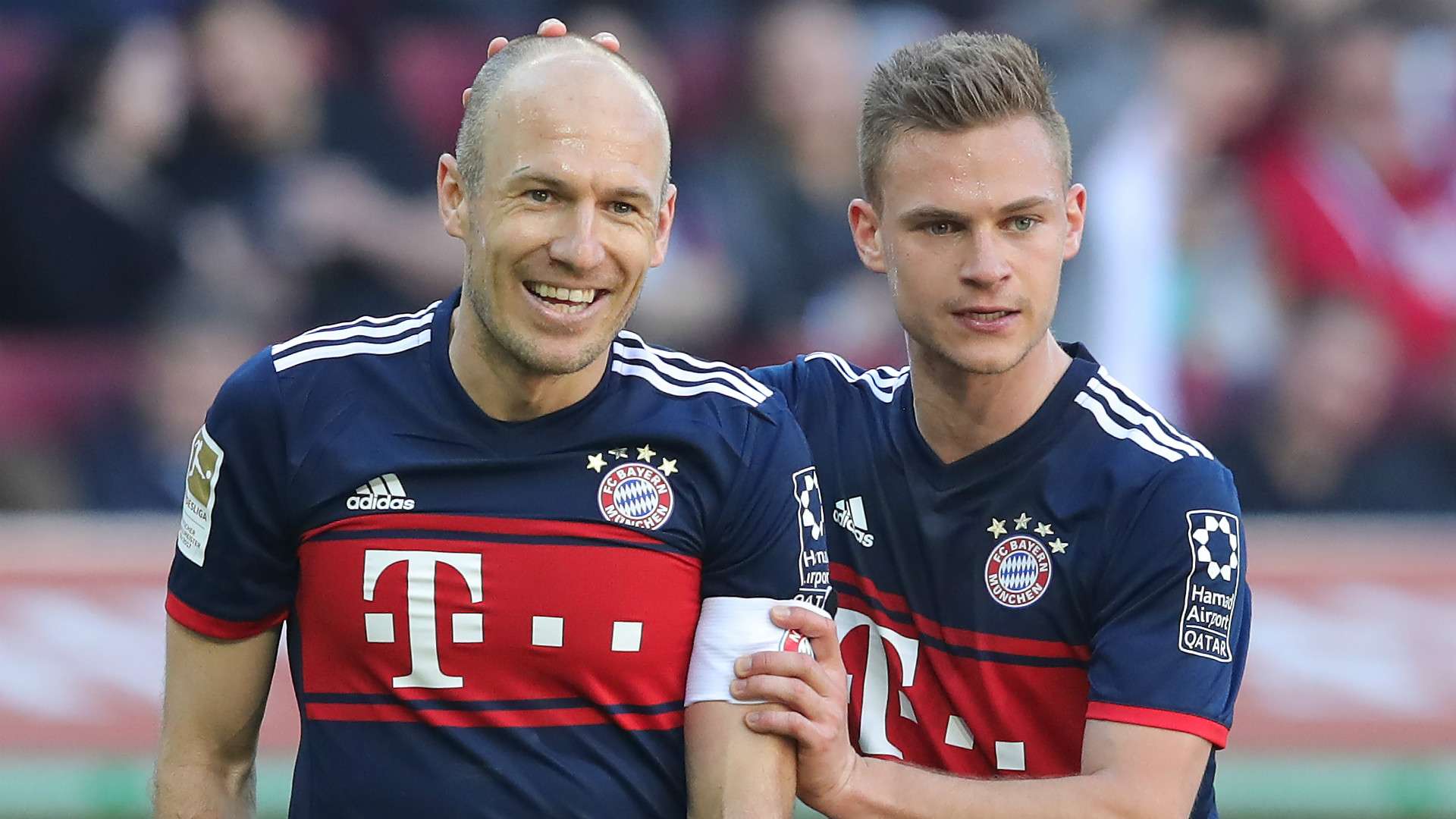 Arjen Robben Joshua Kimmich Bayern Munchen