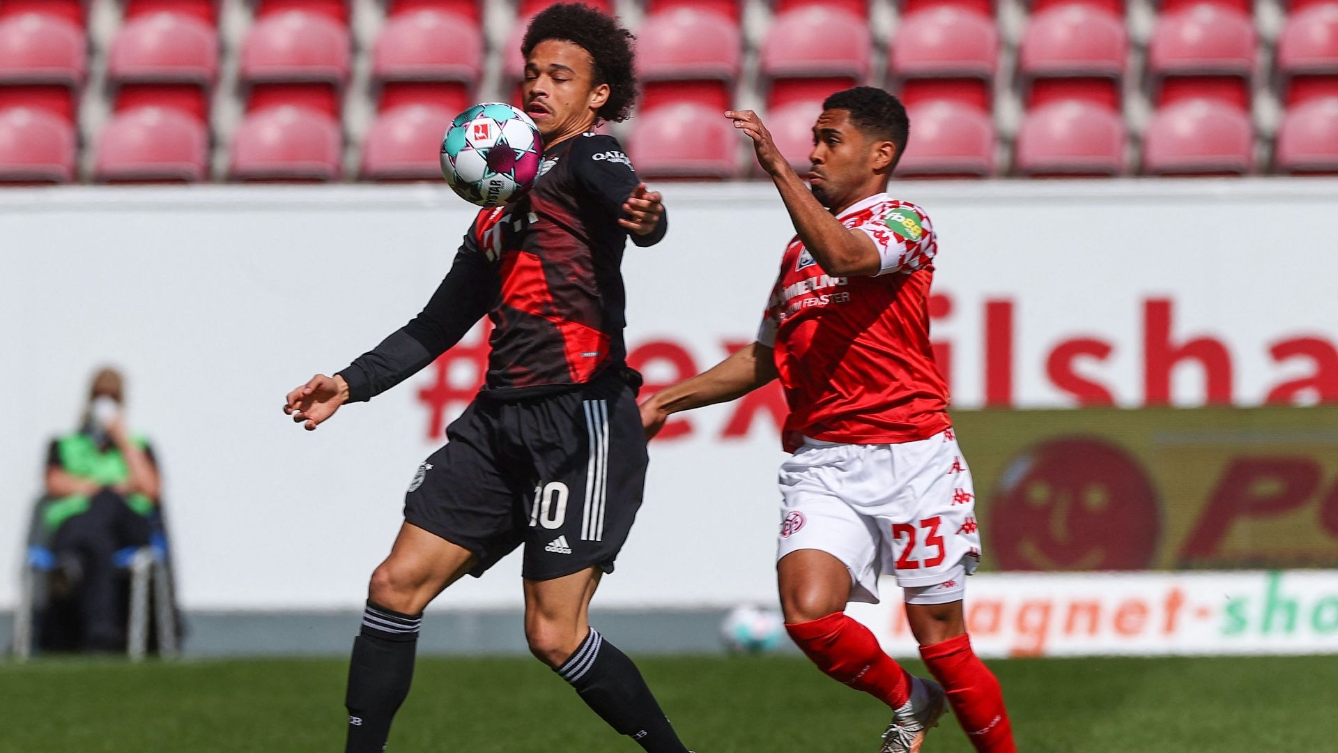 Leroy Sane Mainz 05 Bayern Munchen Bundesliga 24042021