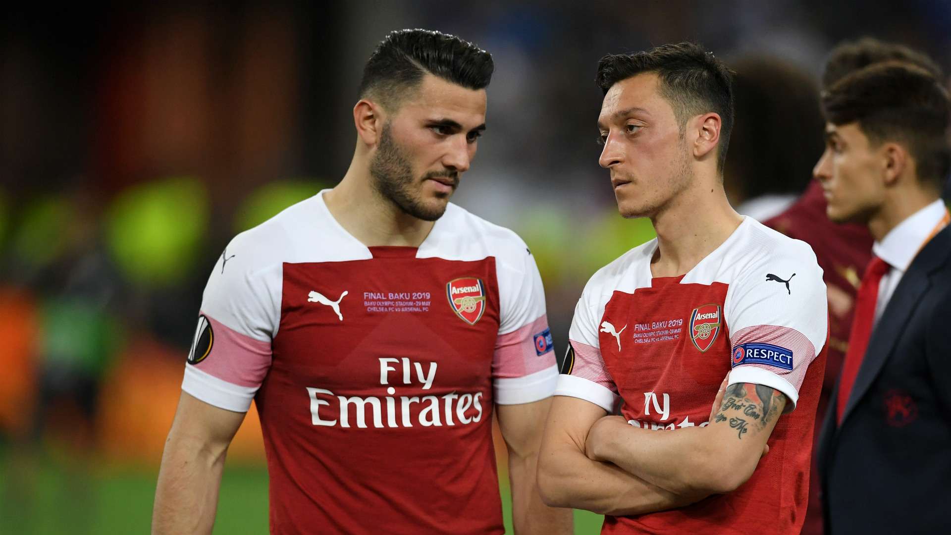 Mesut Ozil Sead Kolasinac Arsenal 2019