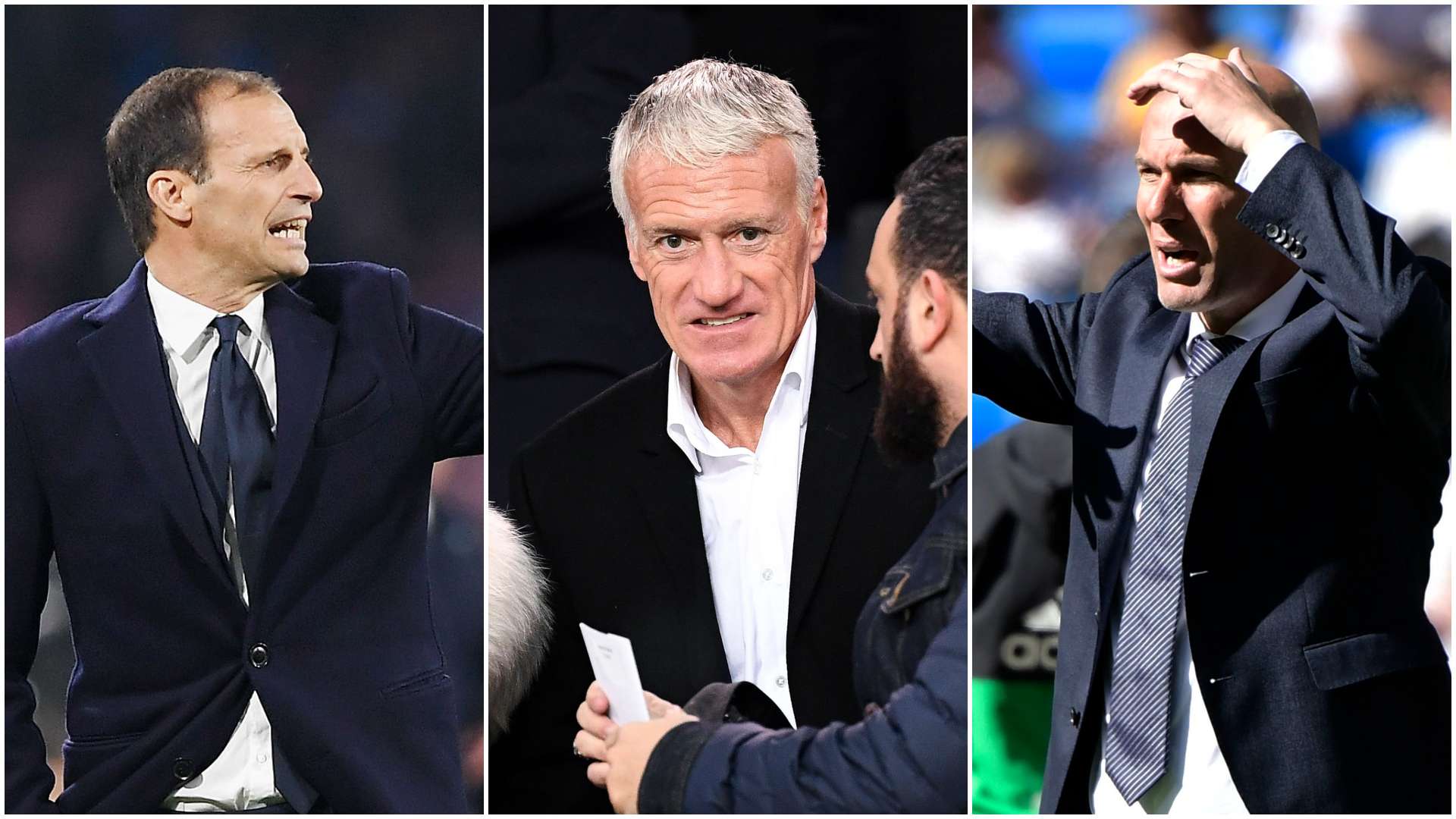 Allegri Deschamps Zidane